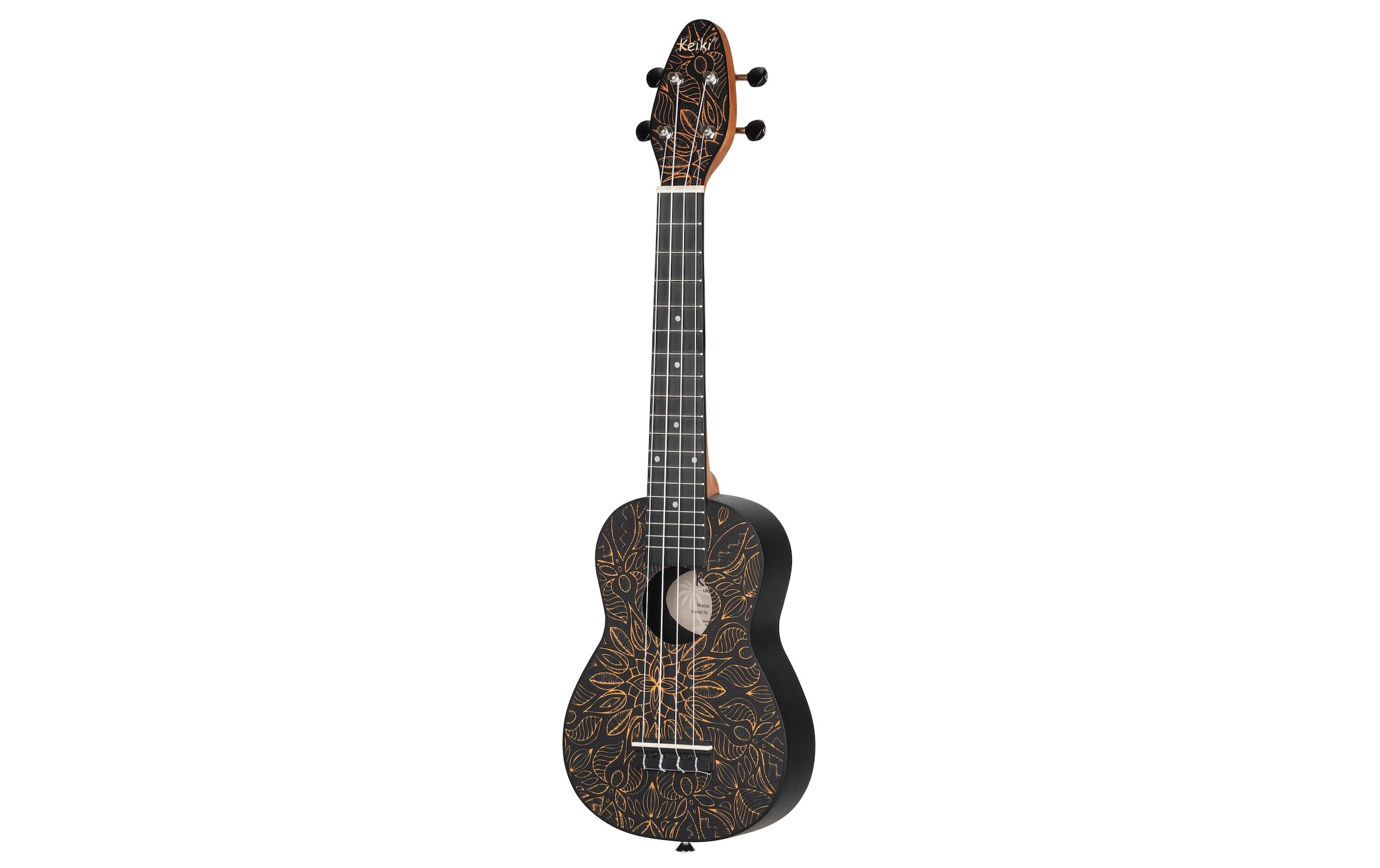 Ukulele »Ortega Guitars Keiki Package K2SS-OKC – Orange Kaleidoscop«