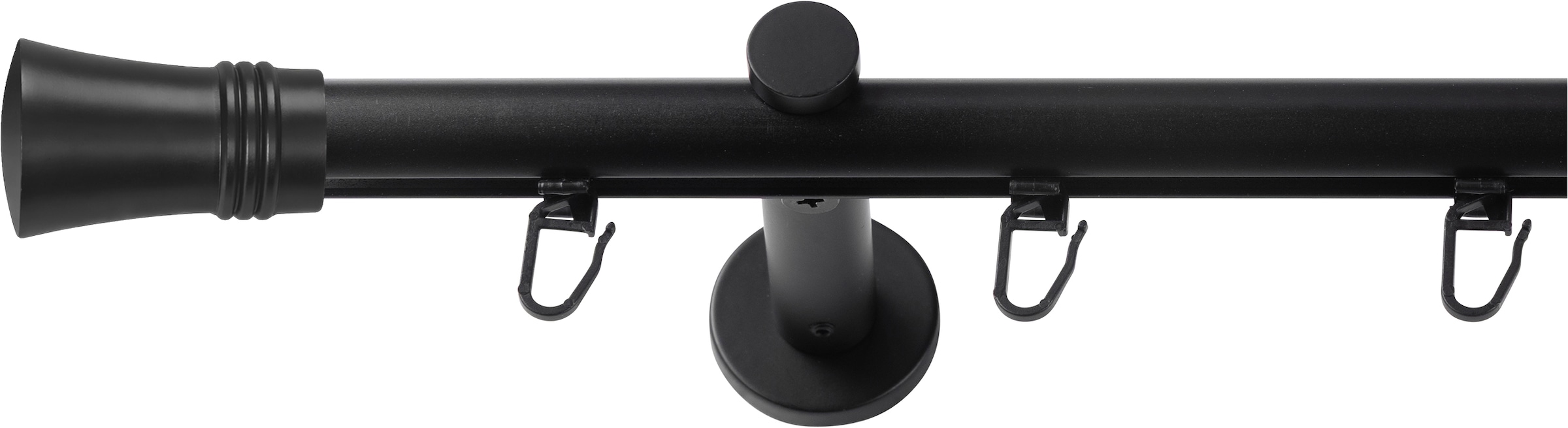 SN DECO GROUP Gardinenstange Ø 19 mm 1 läufig-läufig Fixmass;kürzbar