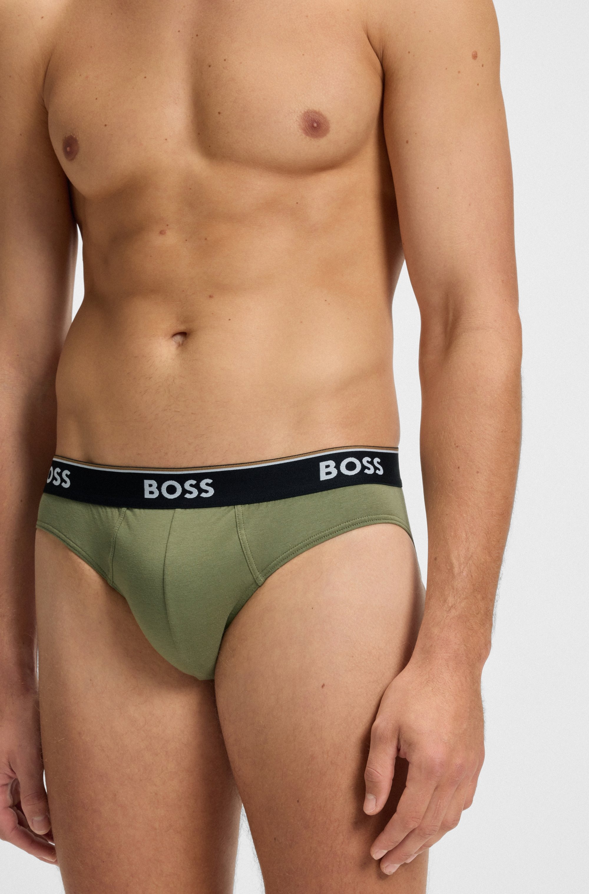 BOSS Slip »Brief 3P Power«, (Packung, 3 St.), mit BOSS Schriftzug
