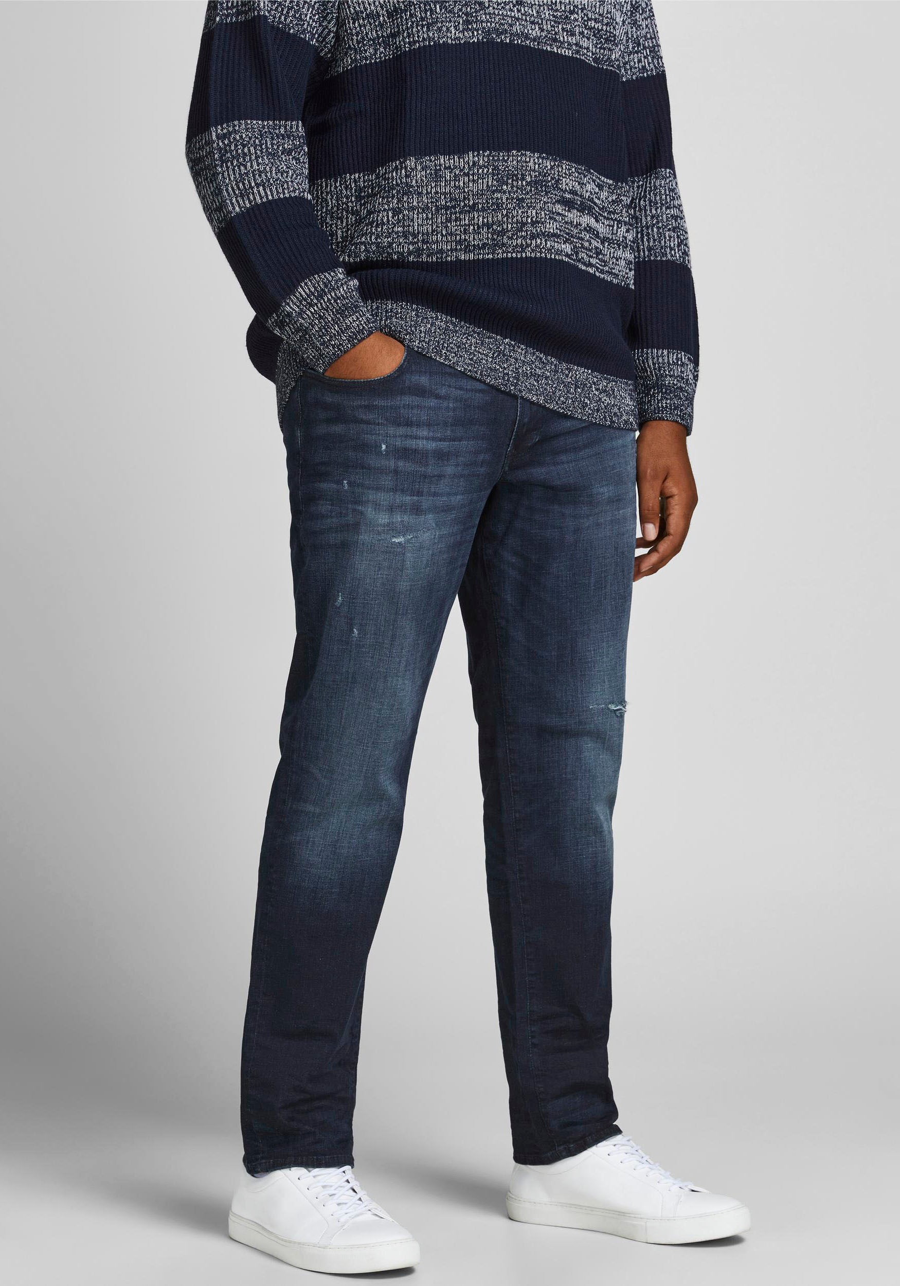 Image of Jack & Jones Slim-fit-Jeans »Glenn ICON«, Bis Weite 48 bei Ackermann Versand Schweiz