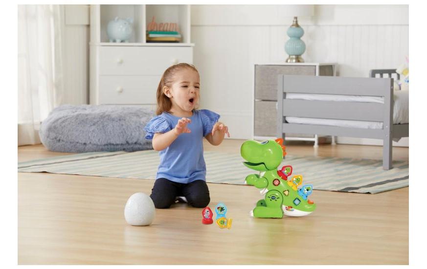 Vtech® Lernspielzeug »Codi, mein Lerndino«, (Demobatterien 4 x AA sind enthalten), Abschaltautomatik