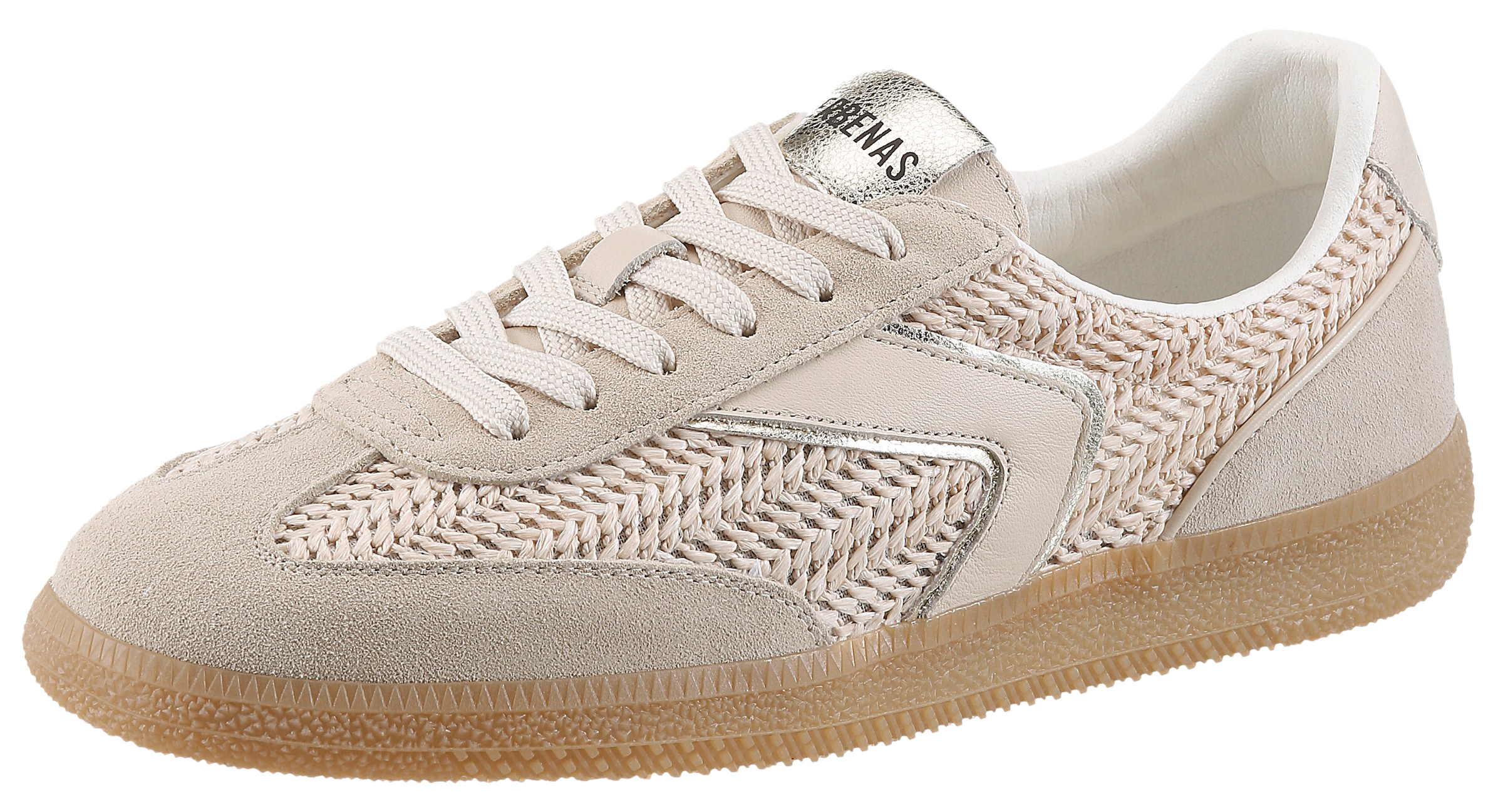 Image of VERBENAS Sneaker "SOUND TROPIC" Retrosneaker, Schnürer, Freizeitschuh mit Flechtbesatz