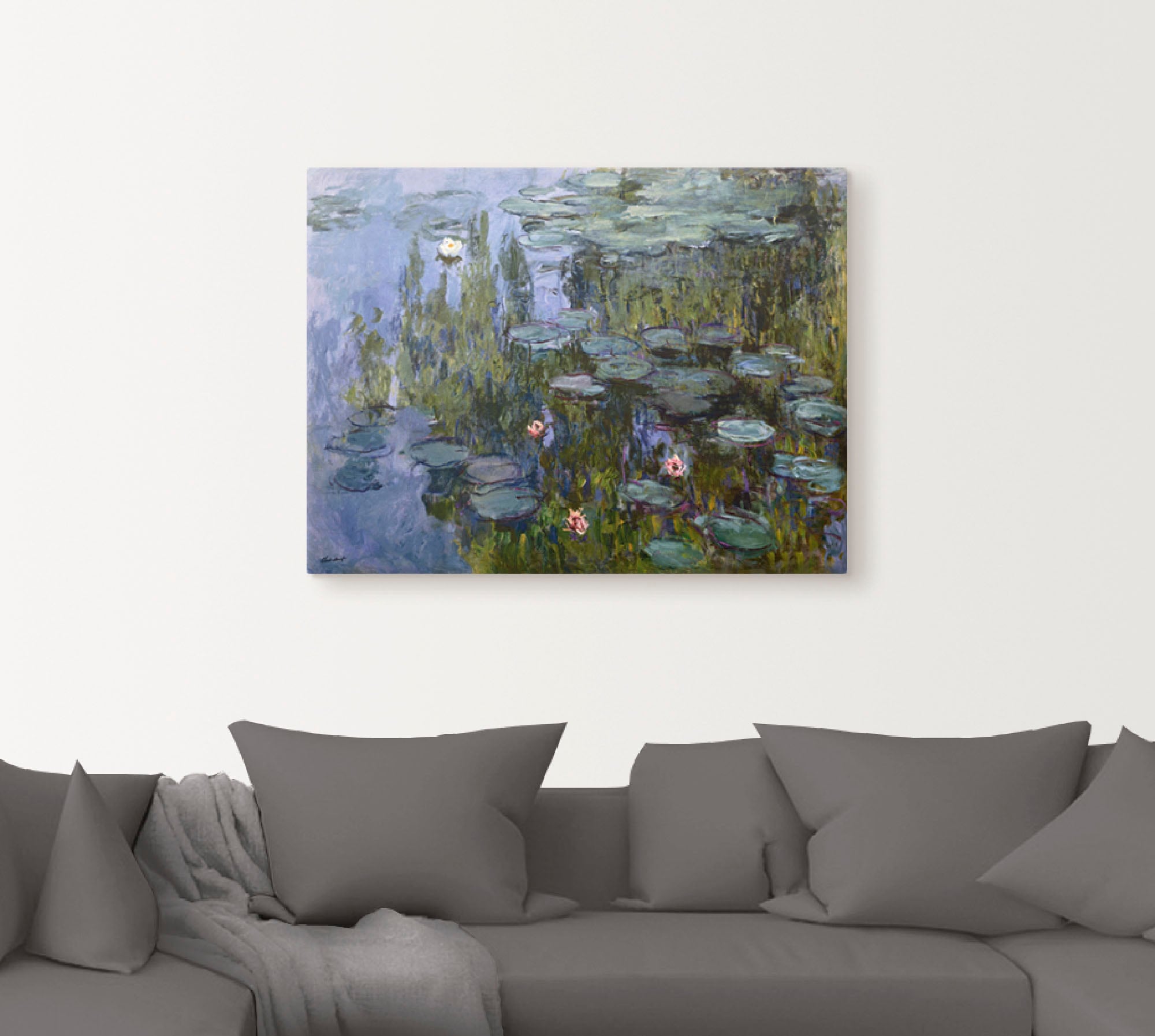 Artland Wandbild »Seerosen (Nympheas). 1918/1921.«, Blumen, (1 St.), als Leinwandbild, Poster, Wandaufkleber in verschied. Grössen
