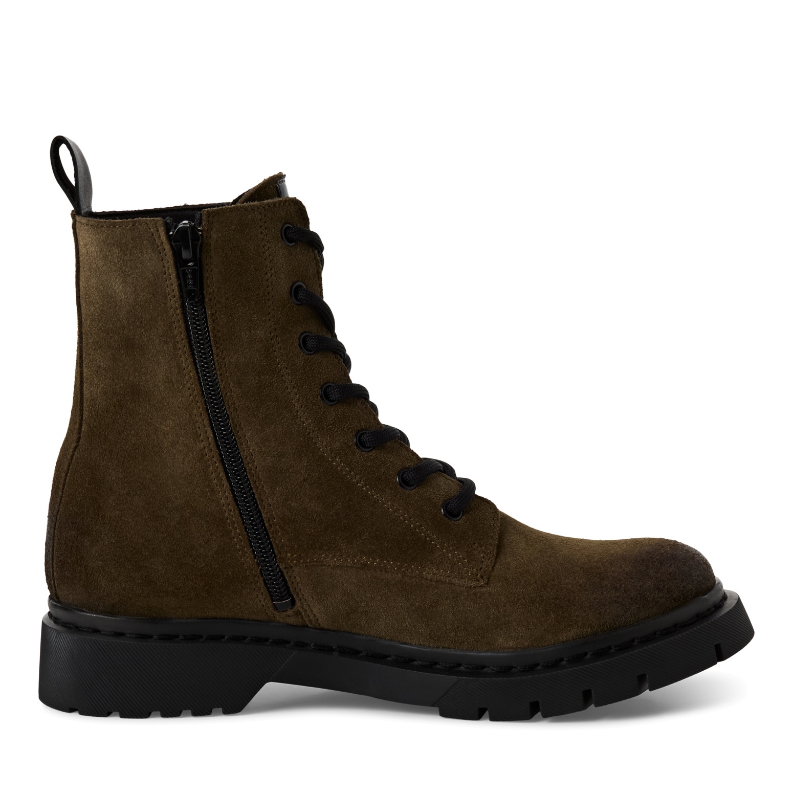 Tamaris Schnürstiefelette  , Blockabsatz, Schnürboots, Herbstschuh mit Ziernähten