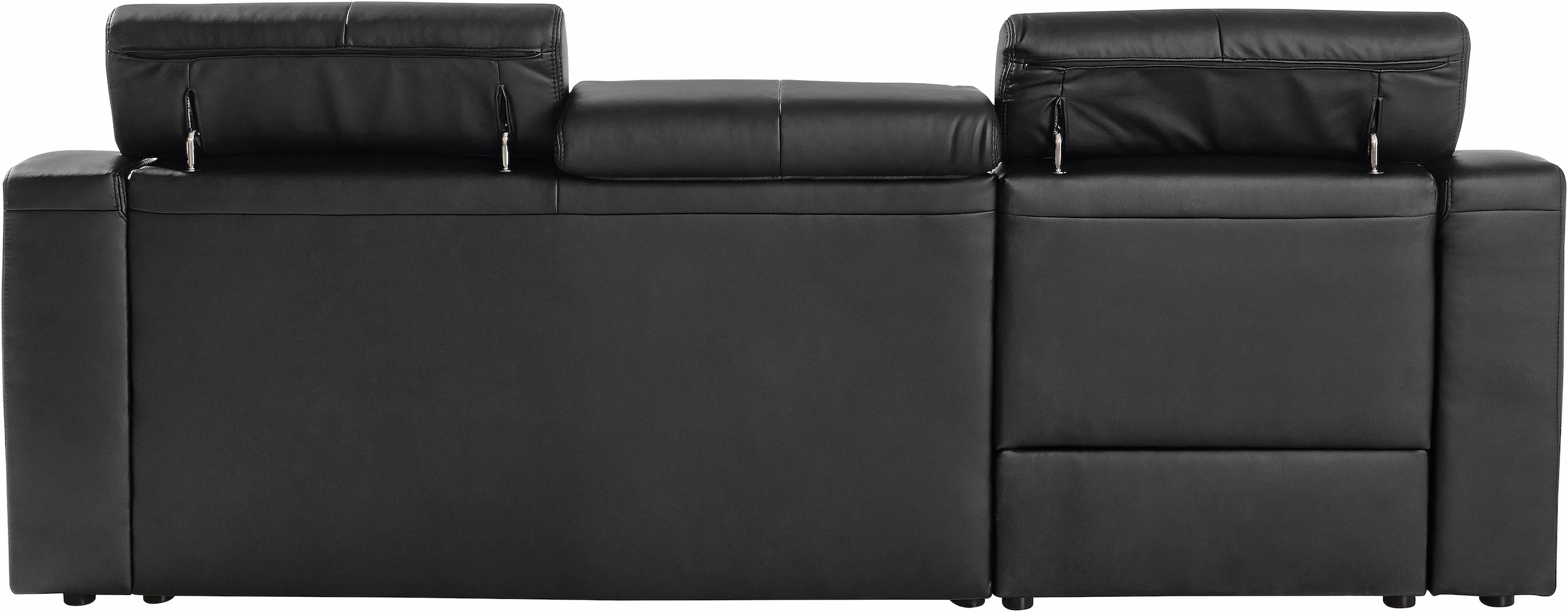 exxpo - sofa fashion Ecksofa »Lotos, bequem und funktionell, L-Form«, mit Kopf- bzw. Rückenverstellung, wahlweise mit Bettfunktion