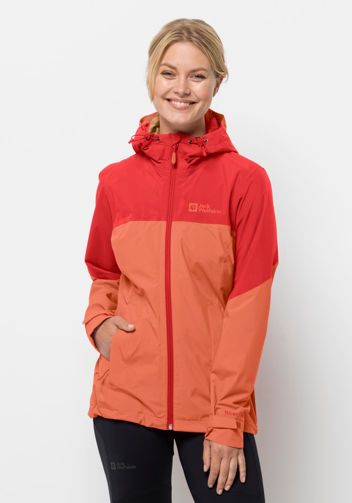 Jack Wolfskin Outdoorjacke »WEILTAL 2L JKT W« mitKapuze