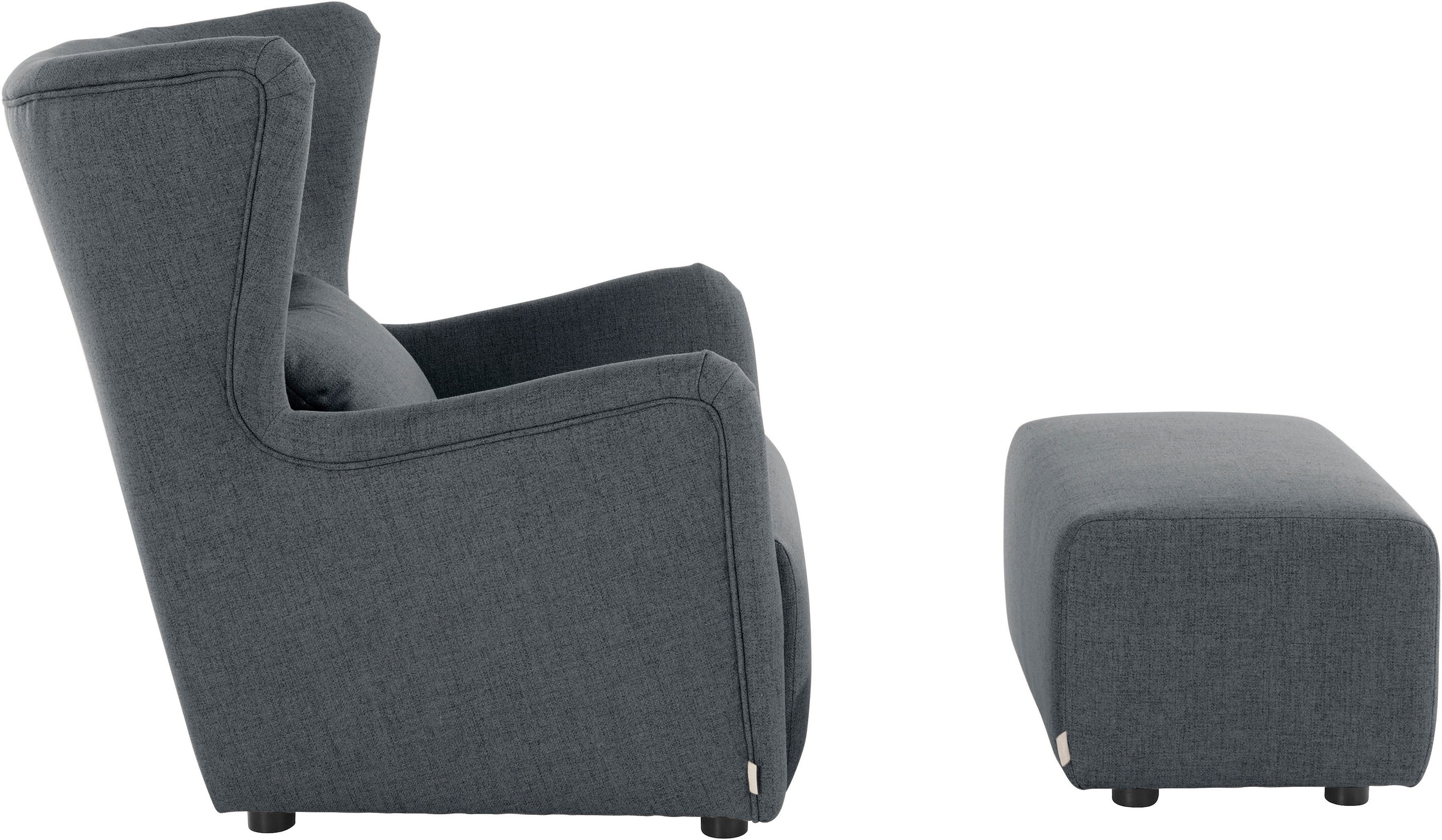 LeGer Home by Lena Gercke Ohrensessel »Levke Sessel«, wahlweise mit oder ohne Hocker