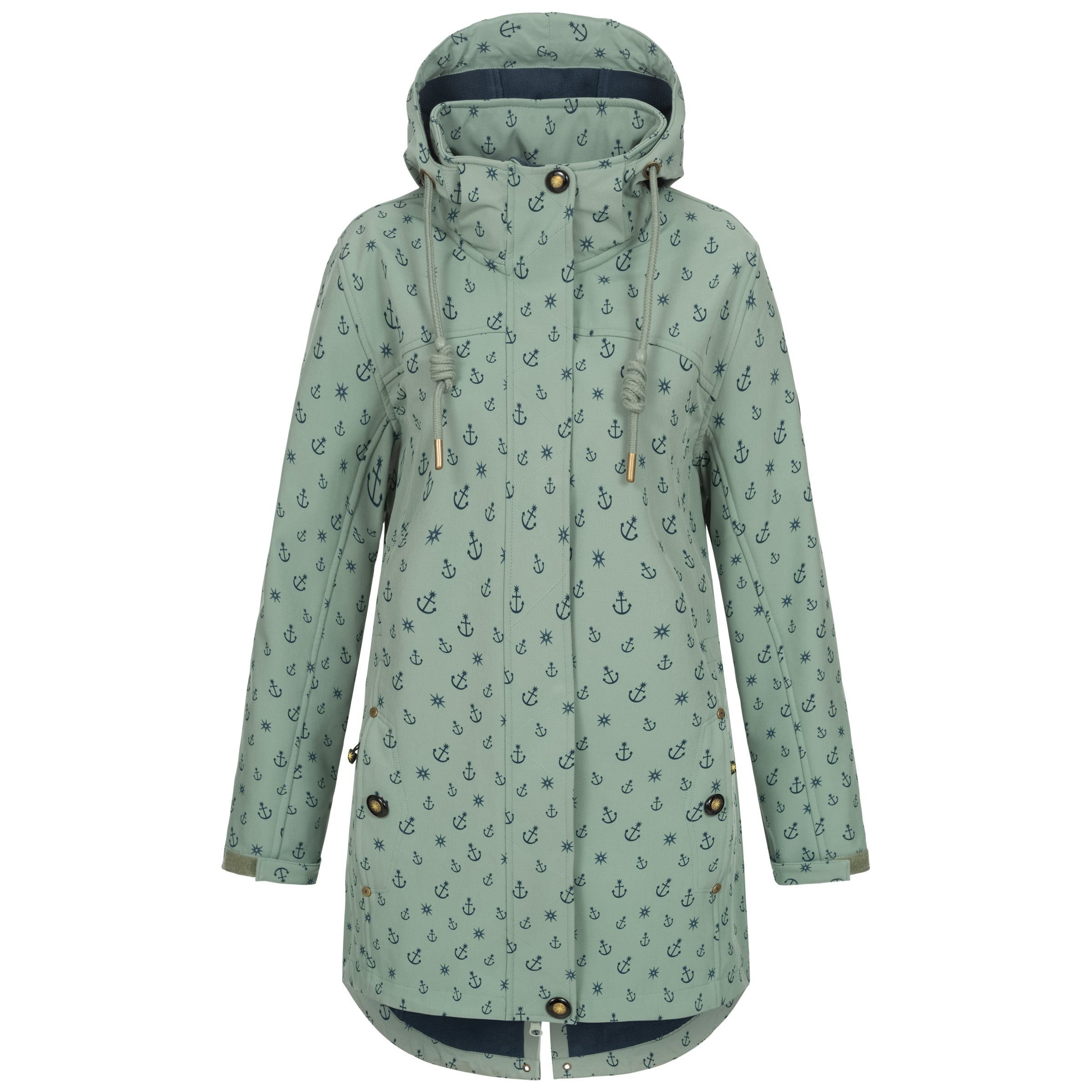 ankerglut Veste softshell »ANKERGLUTSCHEIN« avec capuche également disponible en grandes tailles