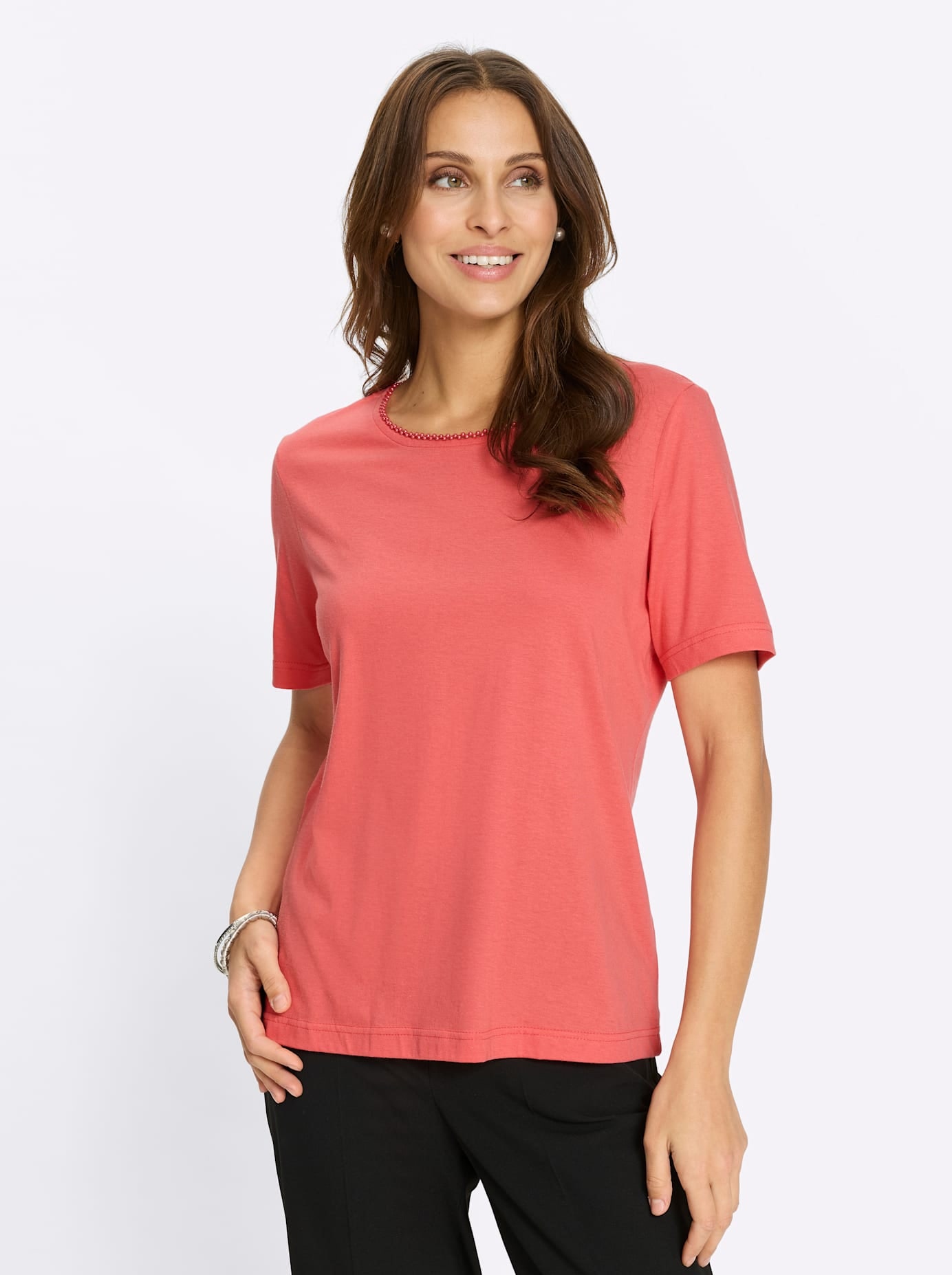 Lady Rundhalsshirt »Rundhals-Shirt« 1 tlg.