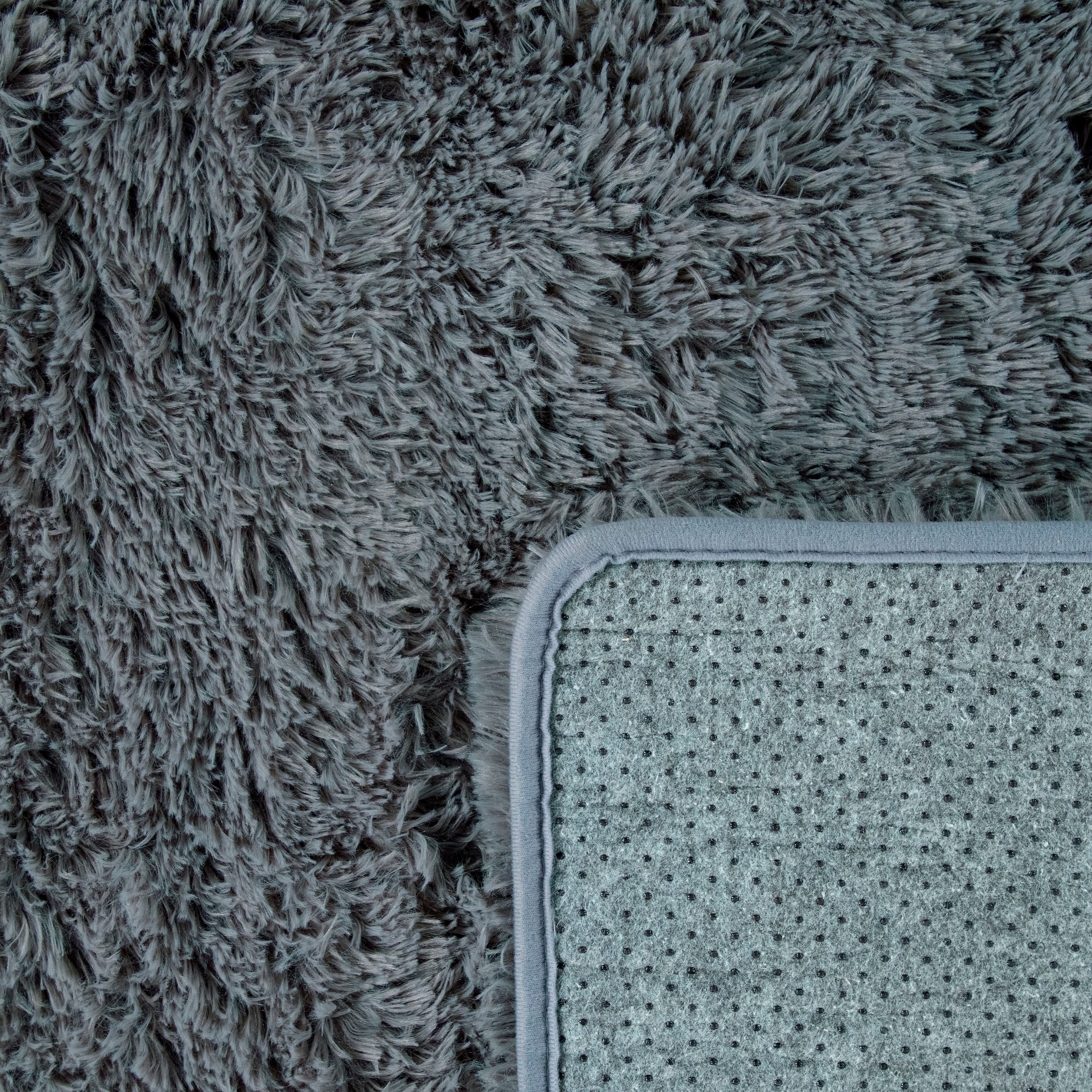 Hochflor-Teppich »Serville«, rechteckig, 37 mm Höhe, Kuschelteppich, Uni Farben, sehr weicher Flor, Wohnzimmer