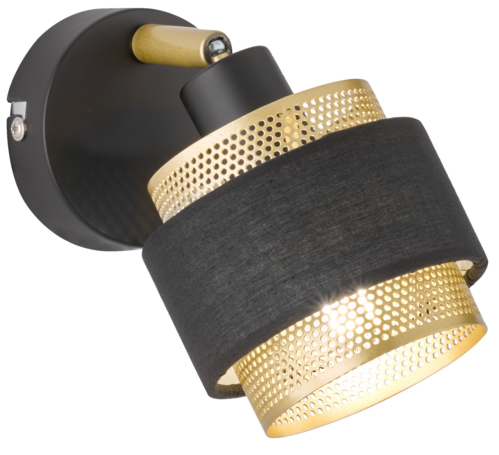 Image of WOFI Wandleuchte »GROVE«, E14, 1 St., modernes Goldfinish bei Ackermann Versand Schweiz