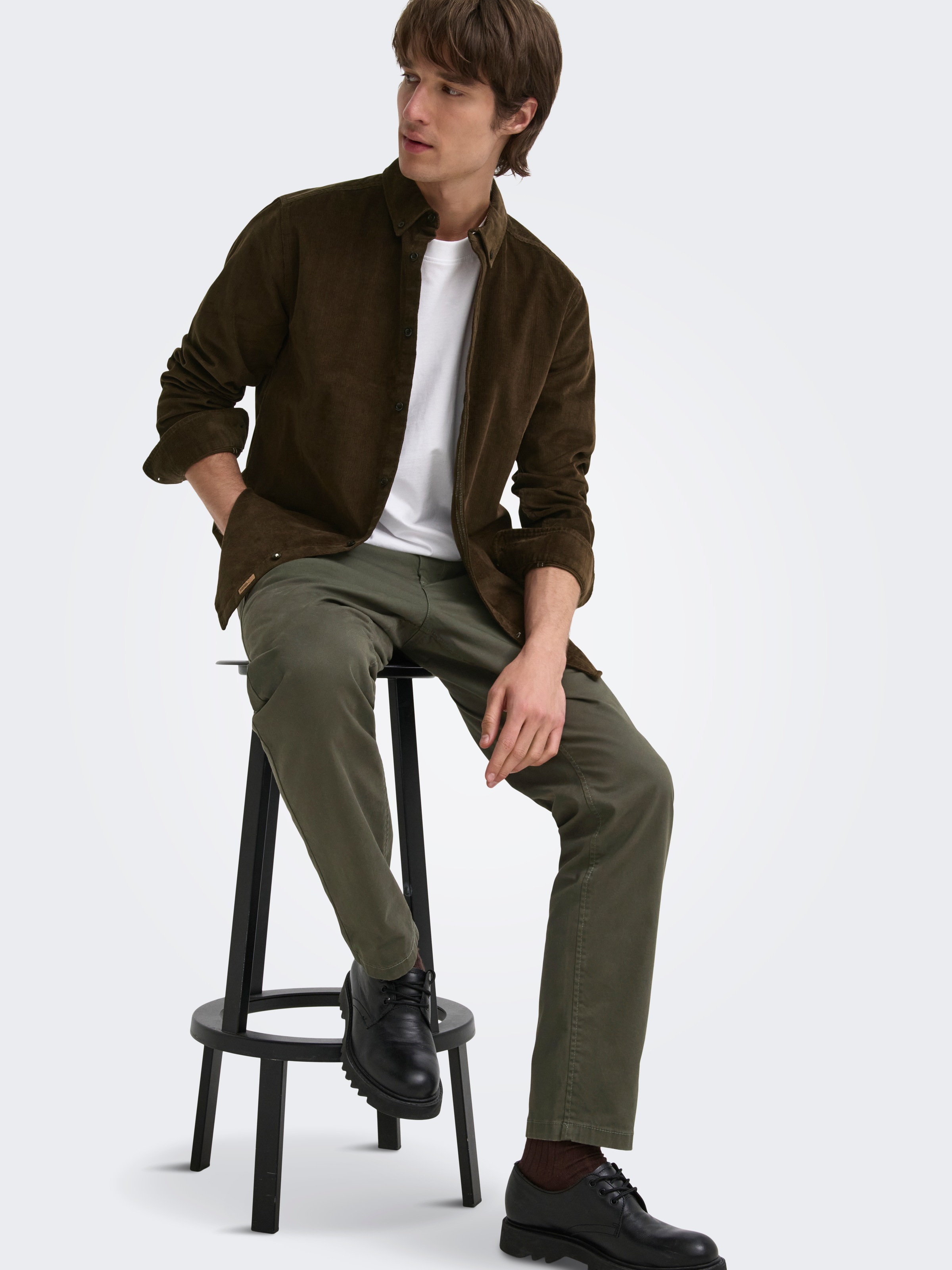 ONLY & SONS Chinos »ONSWEFT REG TWILL 0595 CHINO PANT NOOS«  Baumwollmischung, regular fit