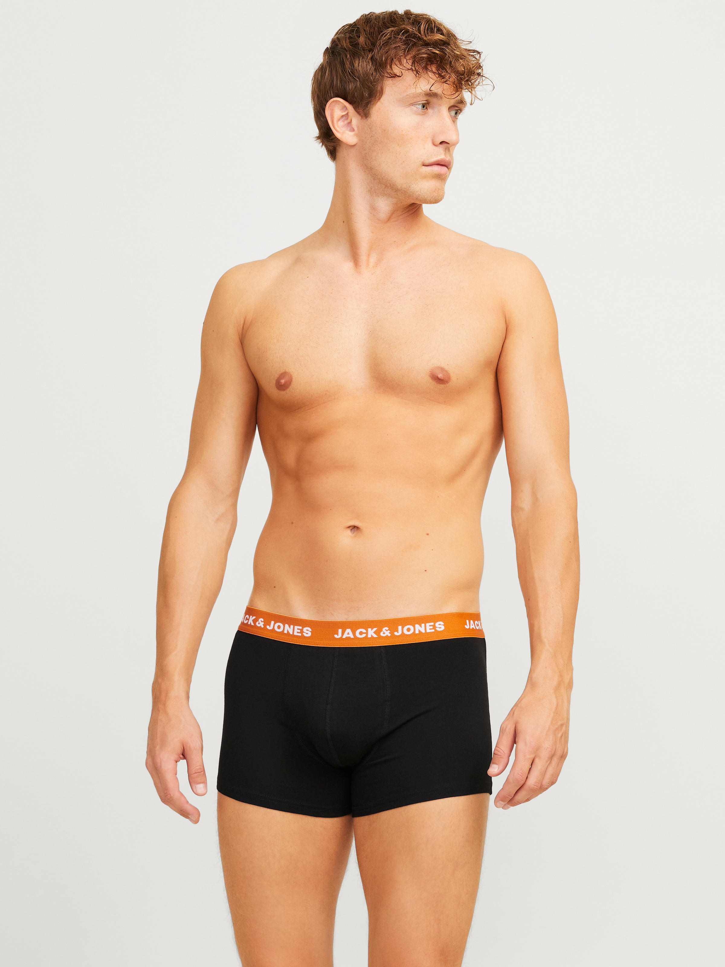 Jack & Jones Tronc »JACOLIVER – Elastische Boxershorts mit Stretch und Bund« Packung, 5 cuis tlg., bedruckt, modisch, regular fit, Jersey