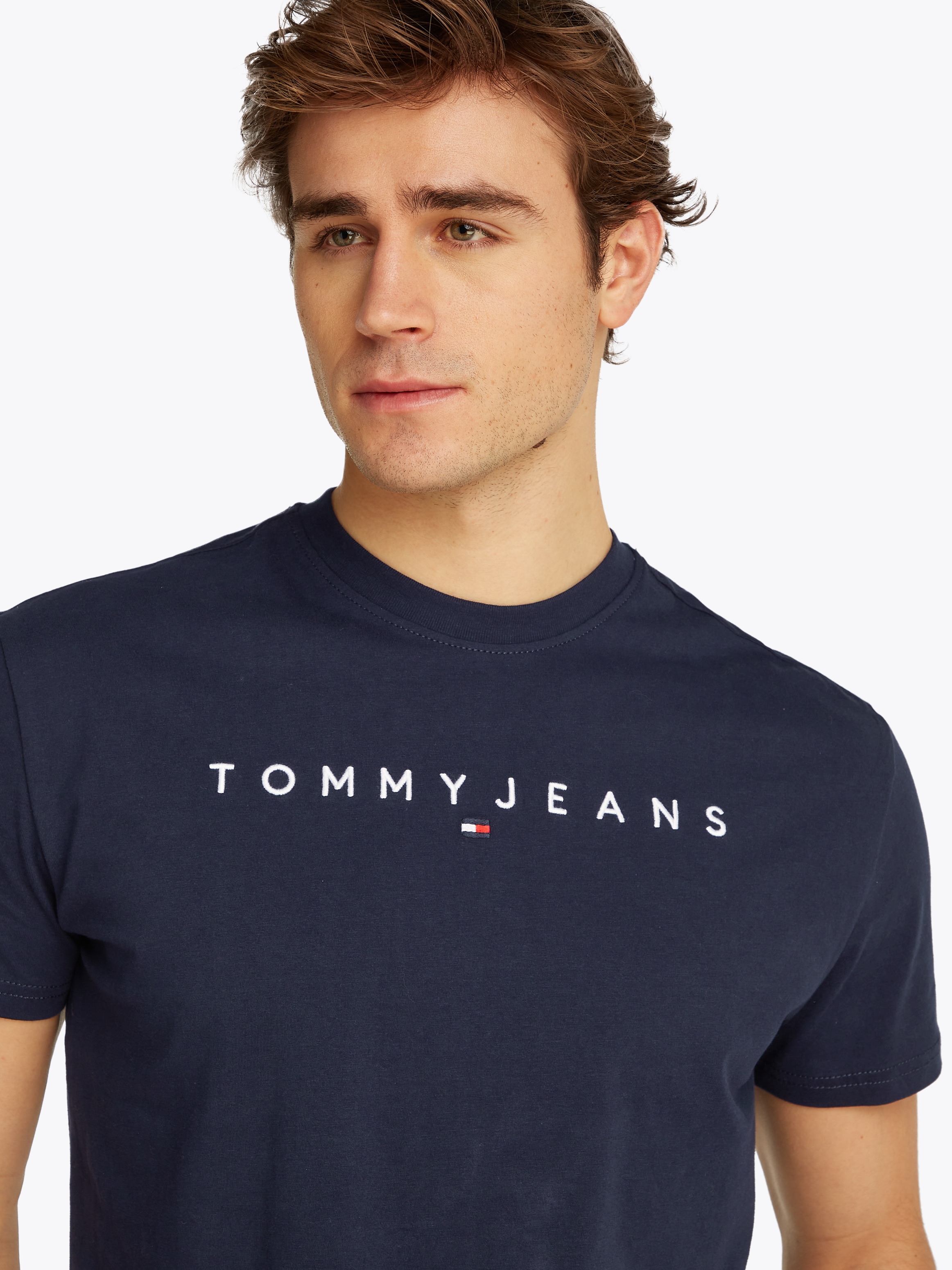 Tommy Jeans T-Shirt »TJM REG LINEAR LOGO TEE EXT«