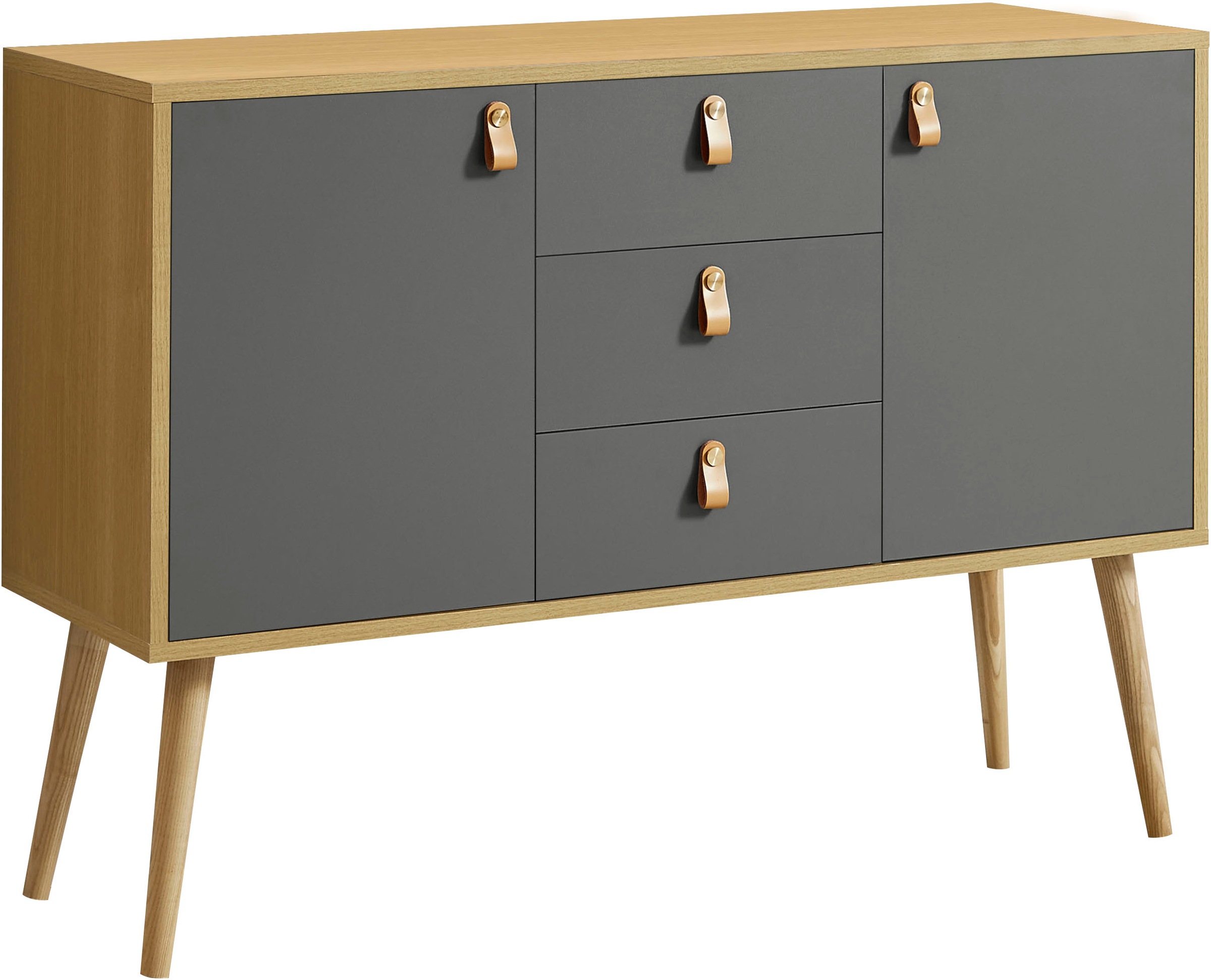 Image of GOODproduct Sideboard "Avril" Korpus aus Melamin & MDF, ABS-Kunststoff Kanten, Soft-Close-Funktion