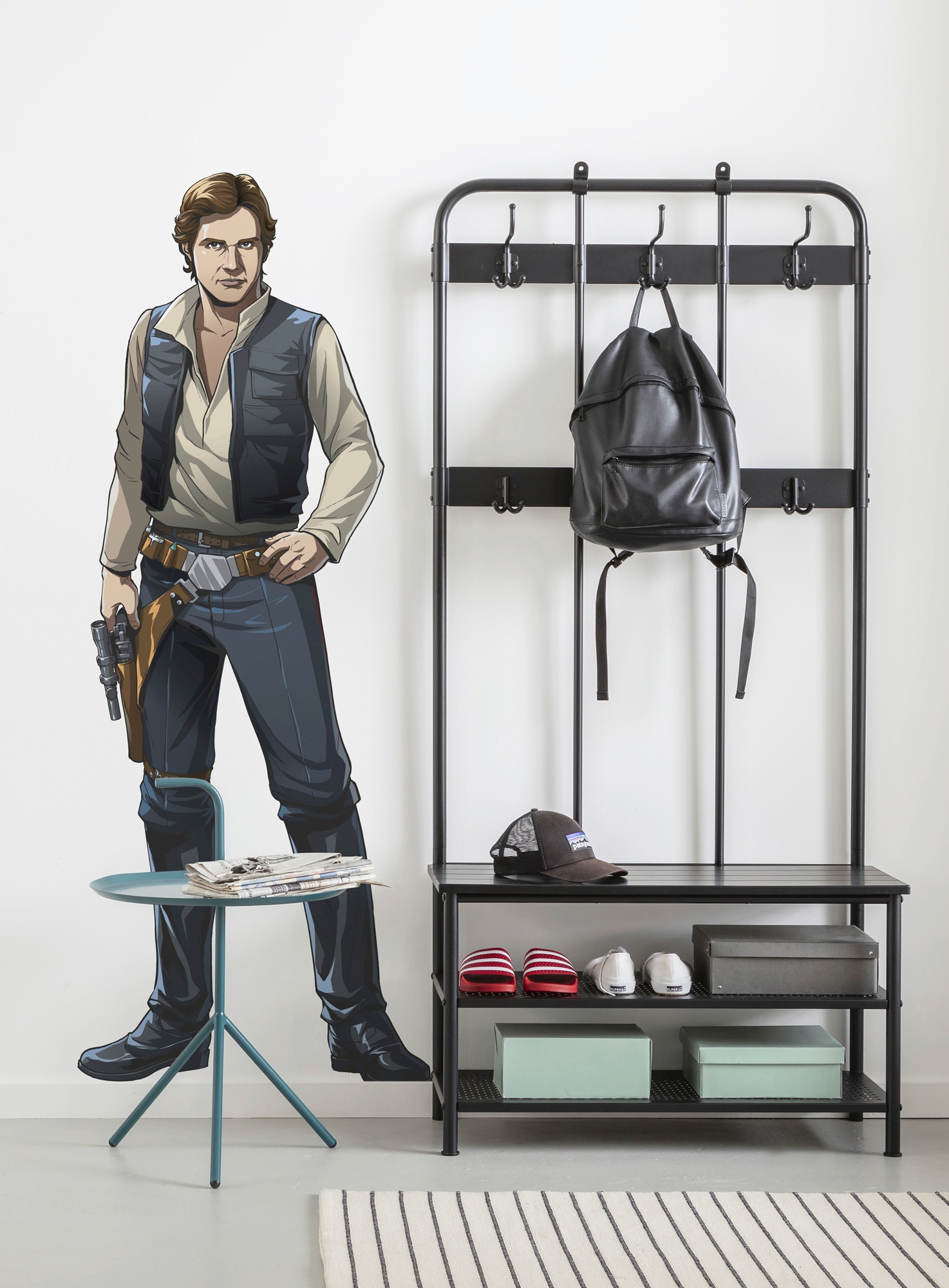 Komar Vliestapete »Selbstklebende Vlies  - Star Wars XXL Han Solo - Grösse 127 x 196 cm«, bedruckt, Kinderzimmer