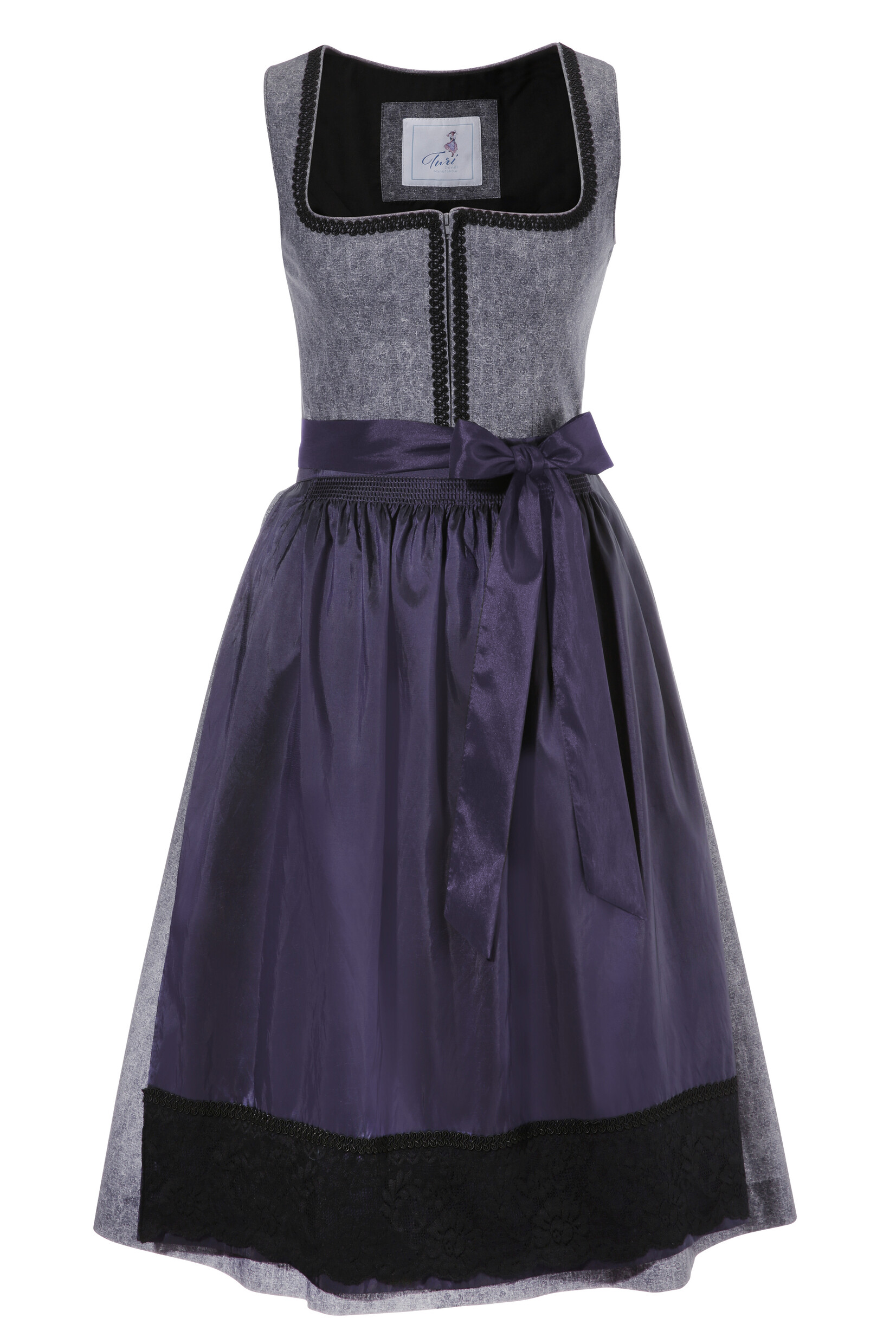 Dirndl, (2 tlg.), Damen, mit schimmernder Schürze