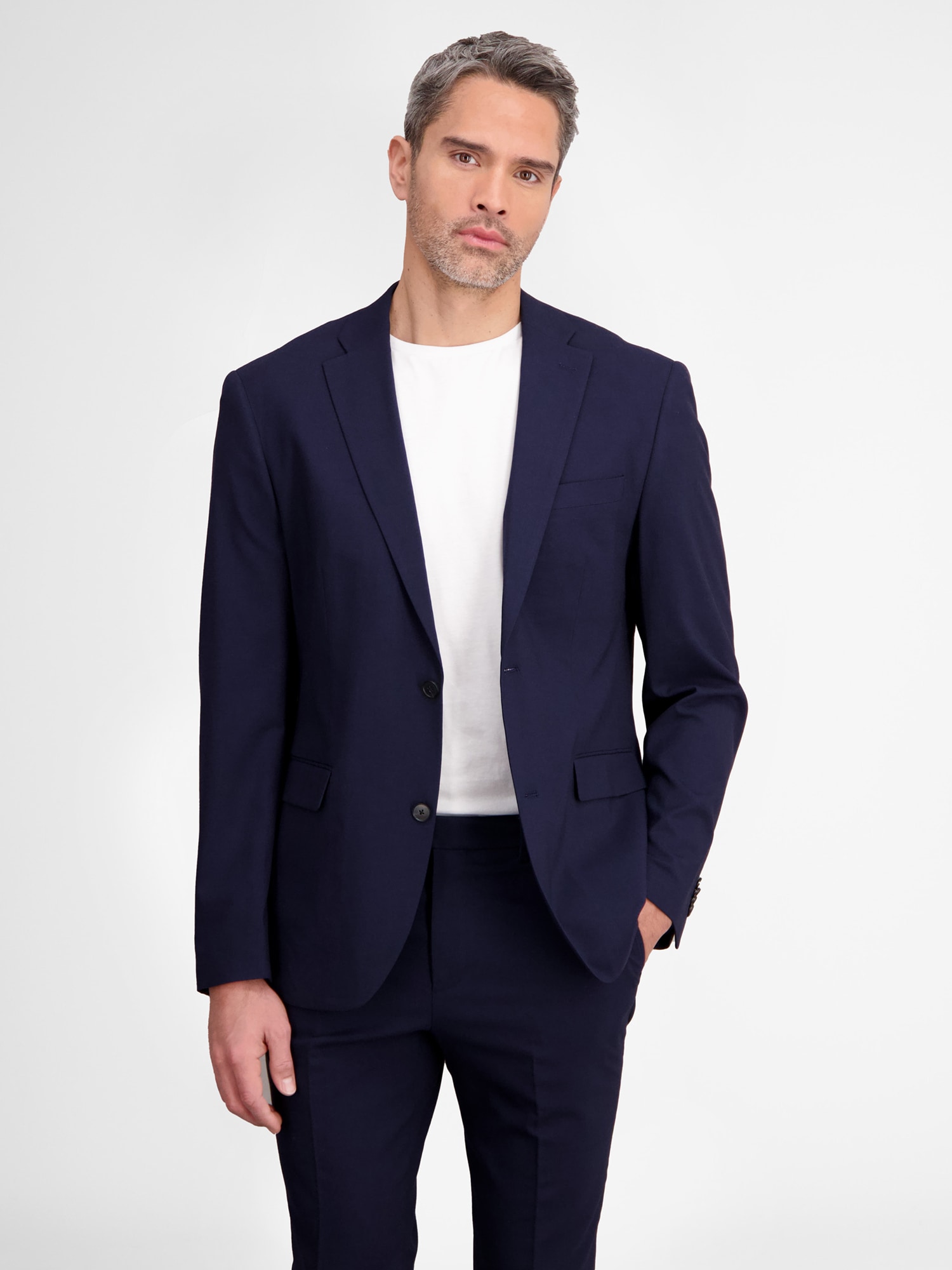 Image of LERROS Baukastensakko "Herren Anzug-Sakko mit Stretchanteil, bequeme Passform" Set, Baukasten-Sakko / Tech-Wool Stretch / Klassisches 2-Knopf Design