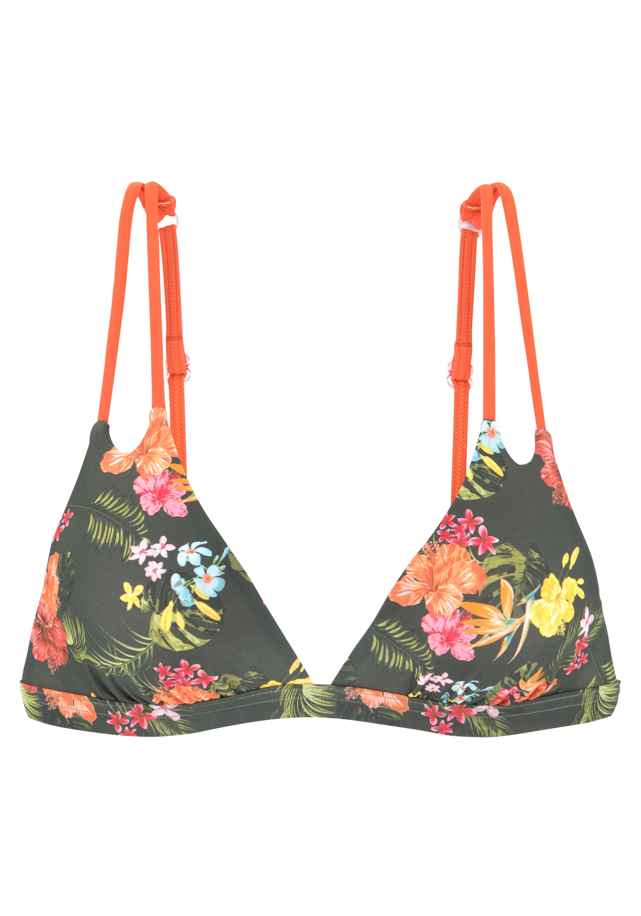 LASCANA Triangel-Bikini-Top »Tahiti« mit kontrastfarbenen Details