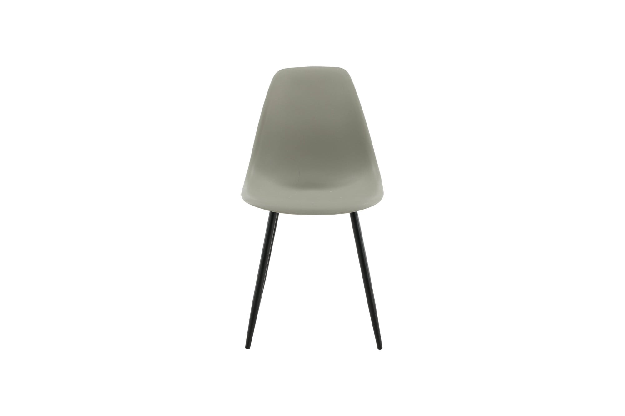 Venture Home Chaise de salle à manger »Polar Plastic, 2er-Set Esszimmerstühle in Schwarz, pflegeleicht« () 2 cuischaise rembourrée, assise coque dure, pieds métalliques, courbée, moderne