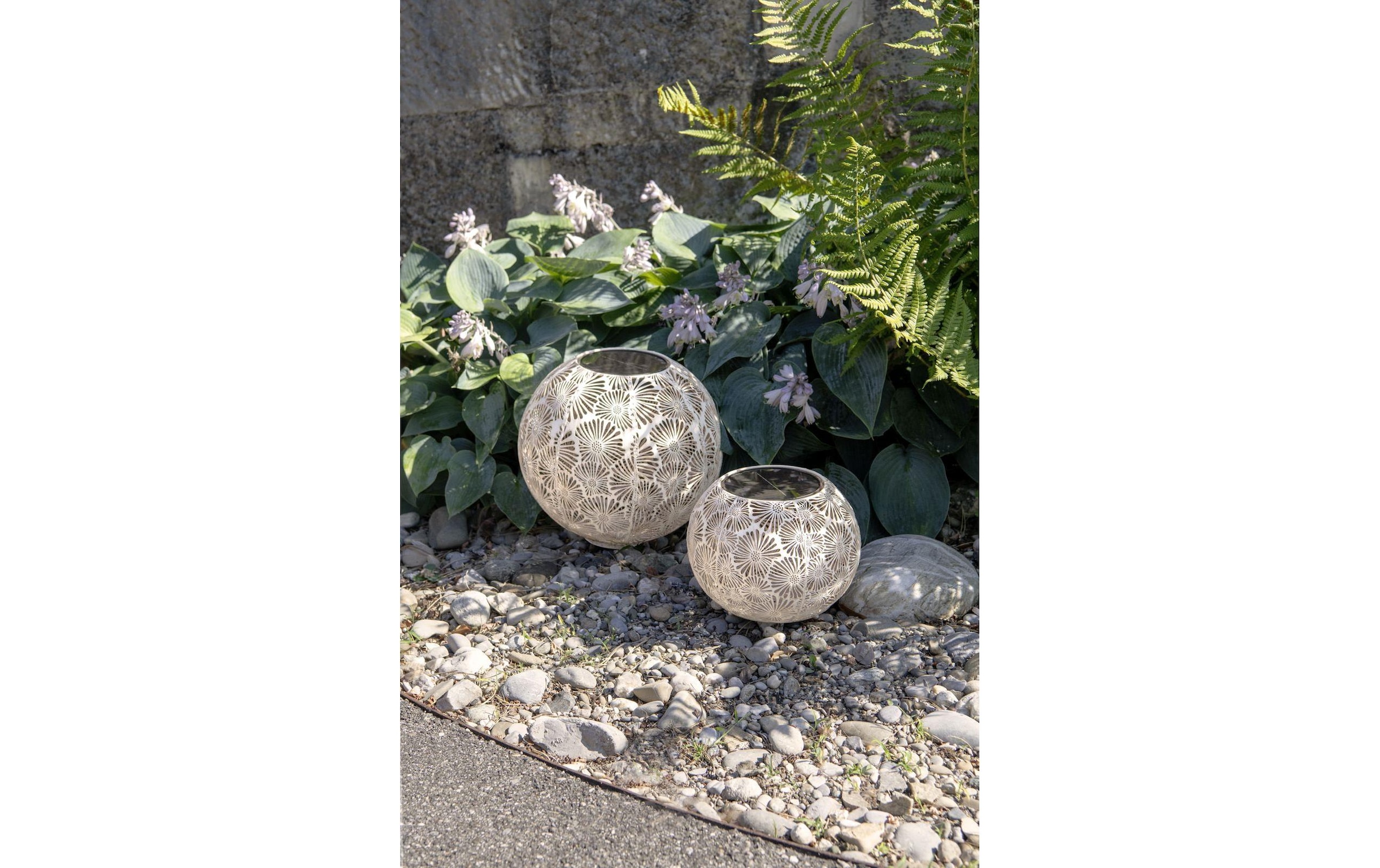 STT Laterne »Ball Blossom 30 cm« Stimmungsvolle Solar-Laterne für den Aussenbereich