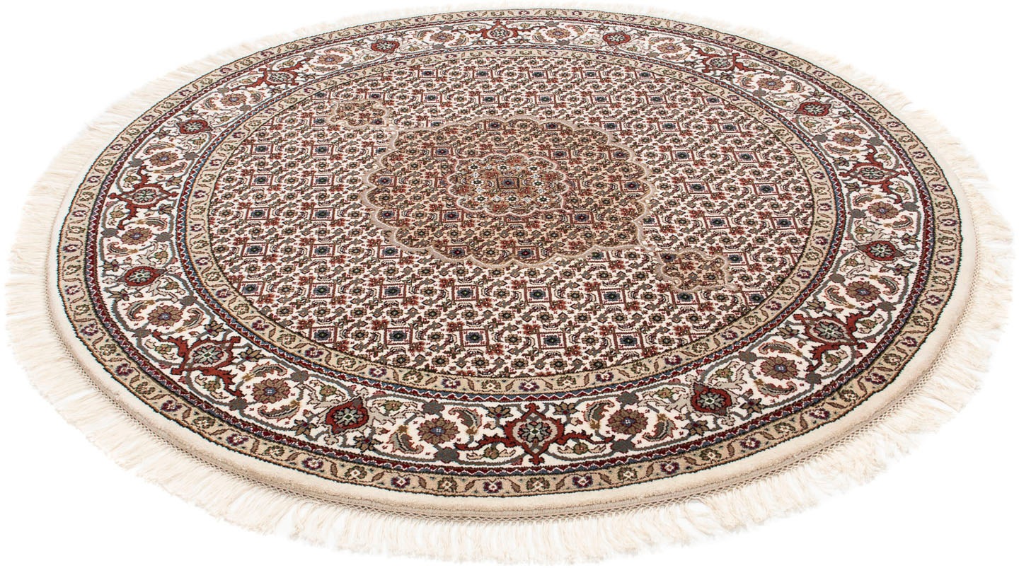 Image of morgenland Orientteppich »Perser - Täbriz rund - 150 x 150 cm - mehrfarbig«, rund, 10 mm Höhe, Wohnzimmer, Handgeknüpft, Einzelstück mit Zertifikat bei Ackermann Versand Schweiz
