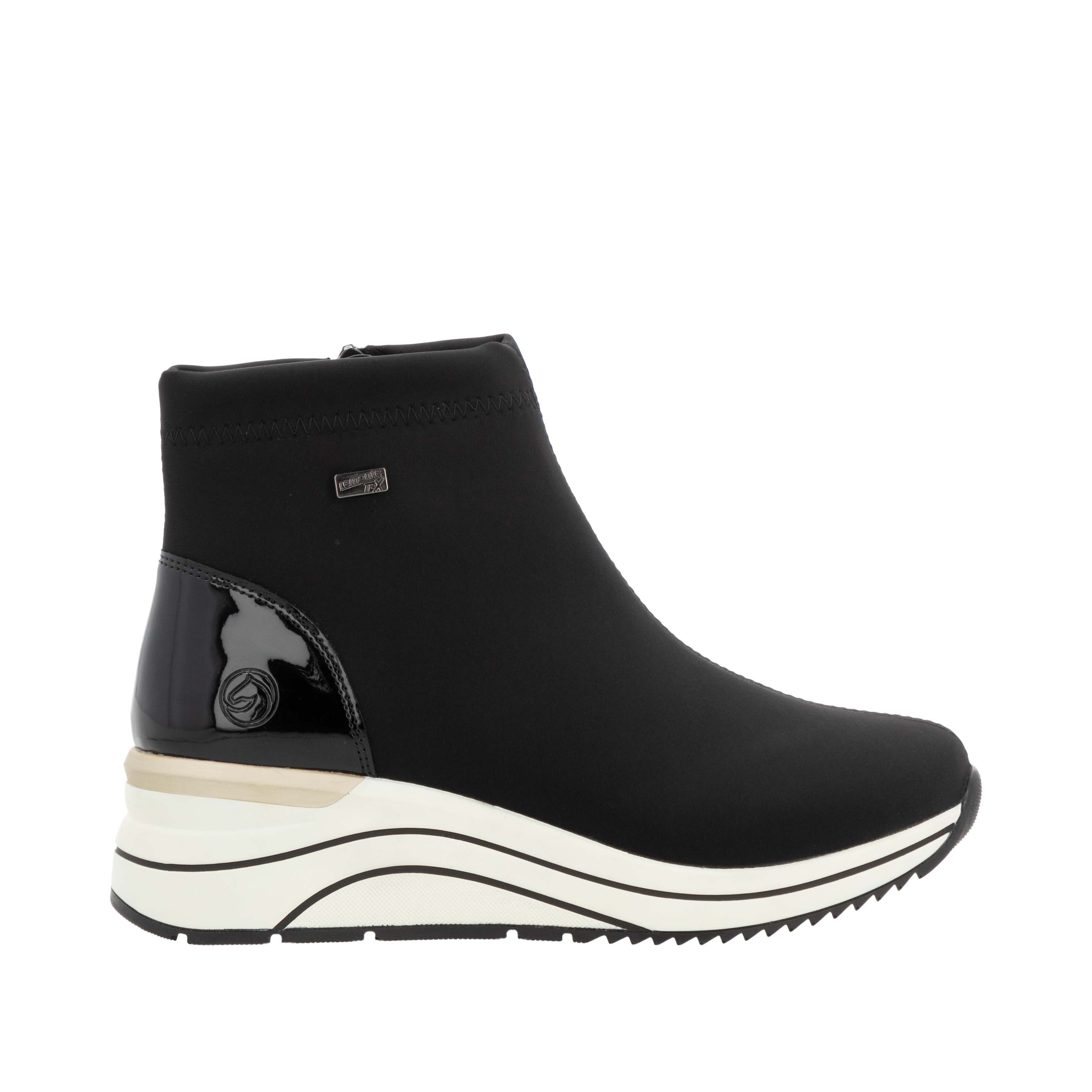 Remonte Baskets compensées  Plateauboots, High Top Stiefelette mit wasserabweisender TEX-Membran