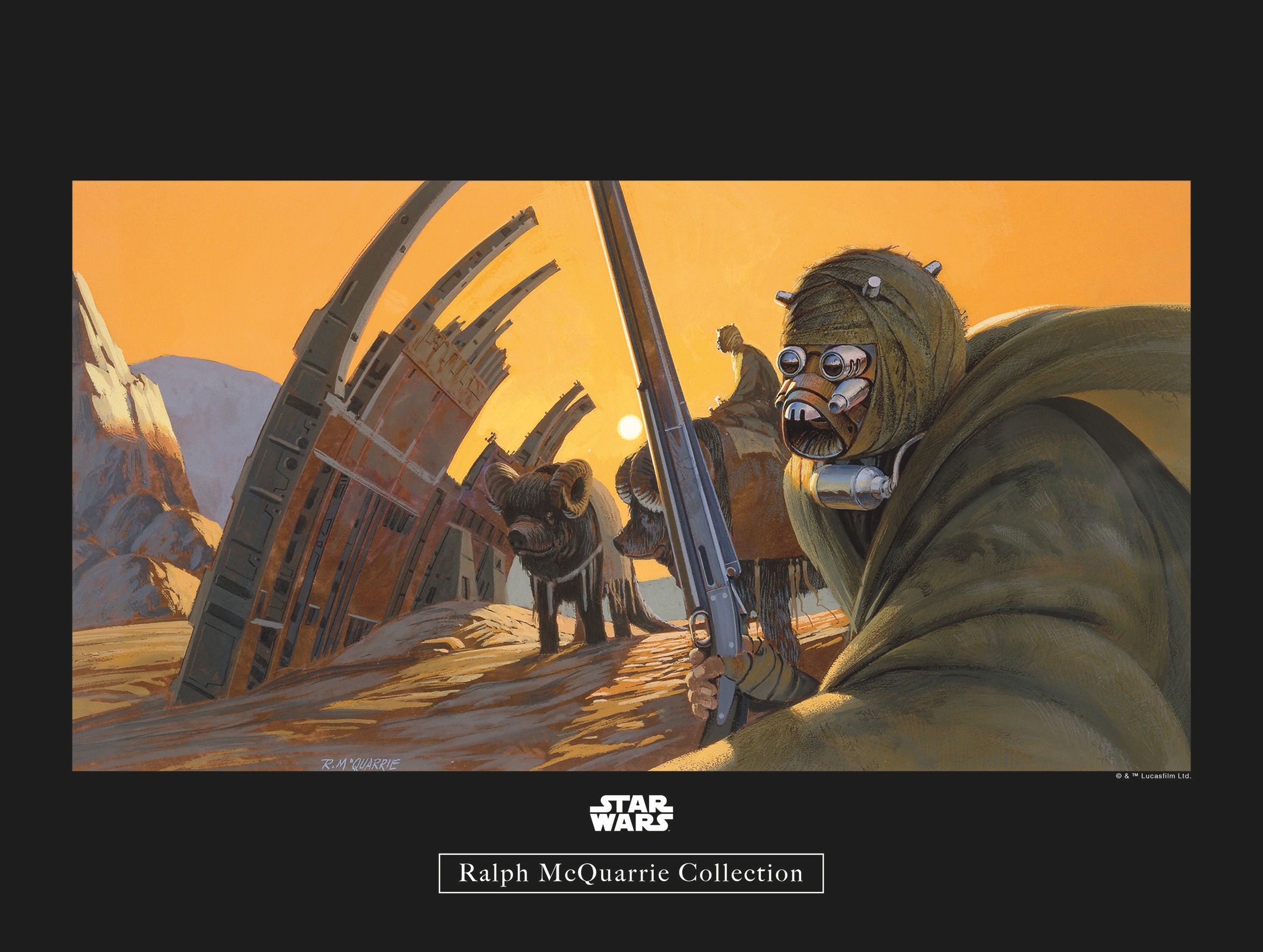 Image of Komar Bild "Star Wars Classic RMQ Tusken" Star Wars 1 Stk. tlg. Wandbild zur Dekoration im Kinderzimmer - ohne Rahmen