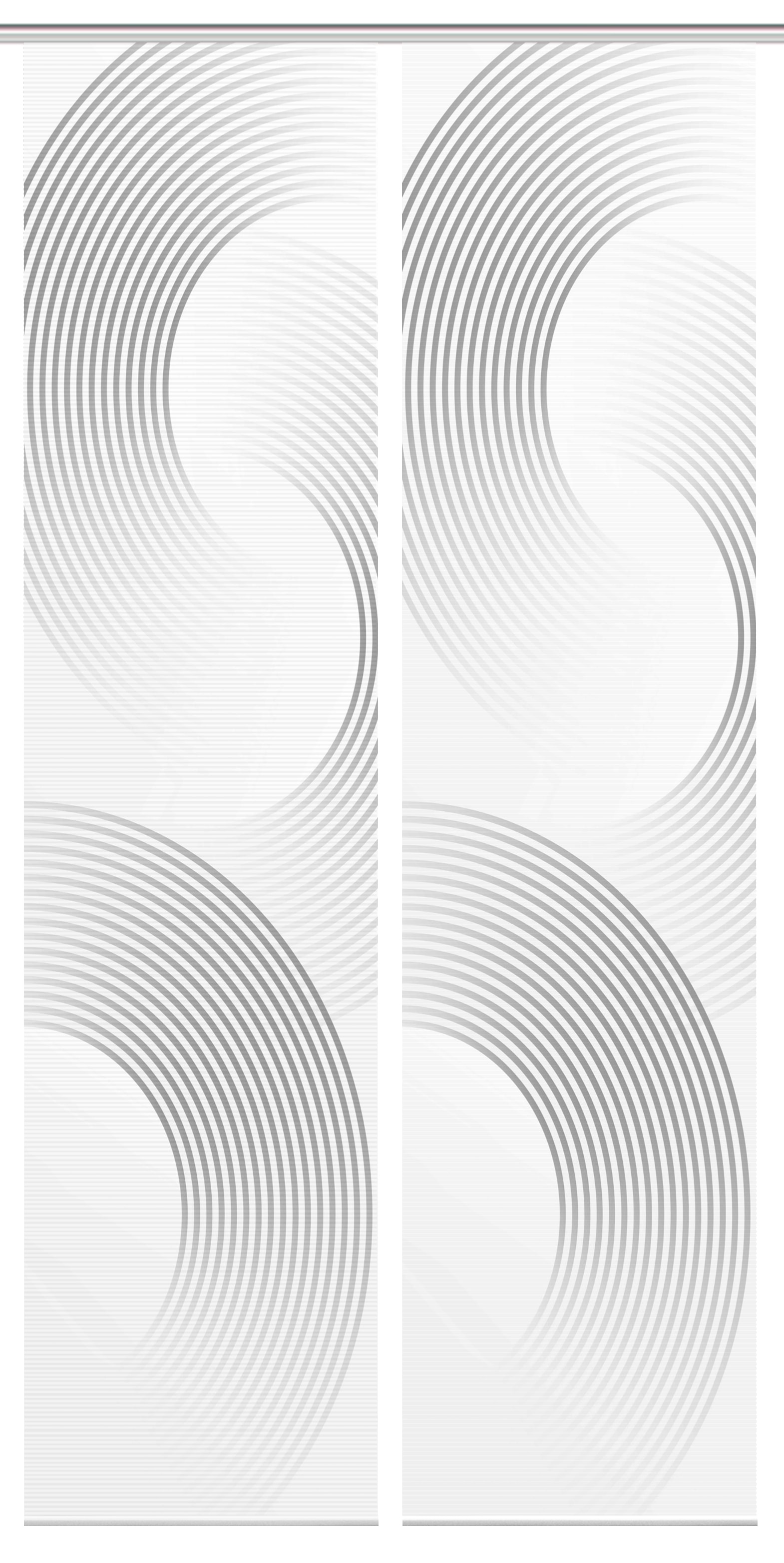 Vision Rideau coulissant »BEXON« Support de panneau 2 cuis tlg. ENSEMBLE, RIDEAU COULISSANT, BAMBOU, IMPRESSION NUMÉRIQUE
