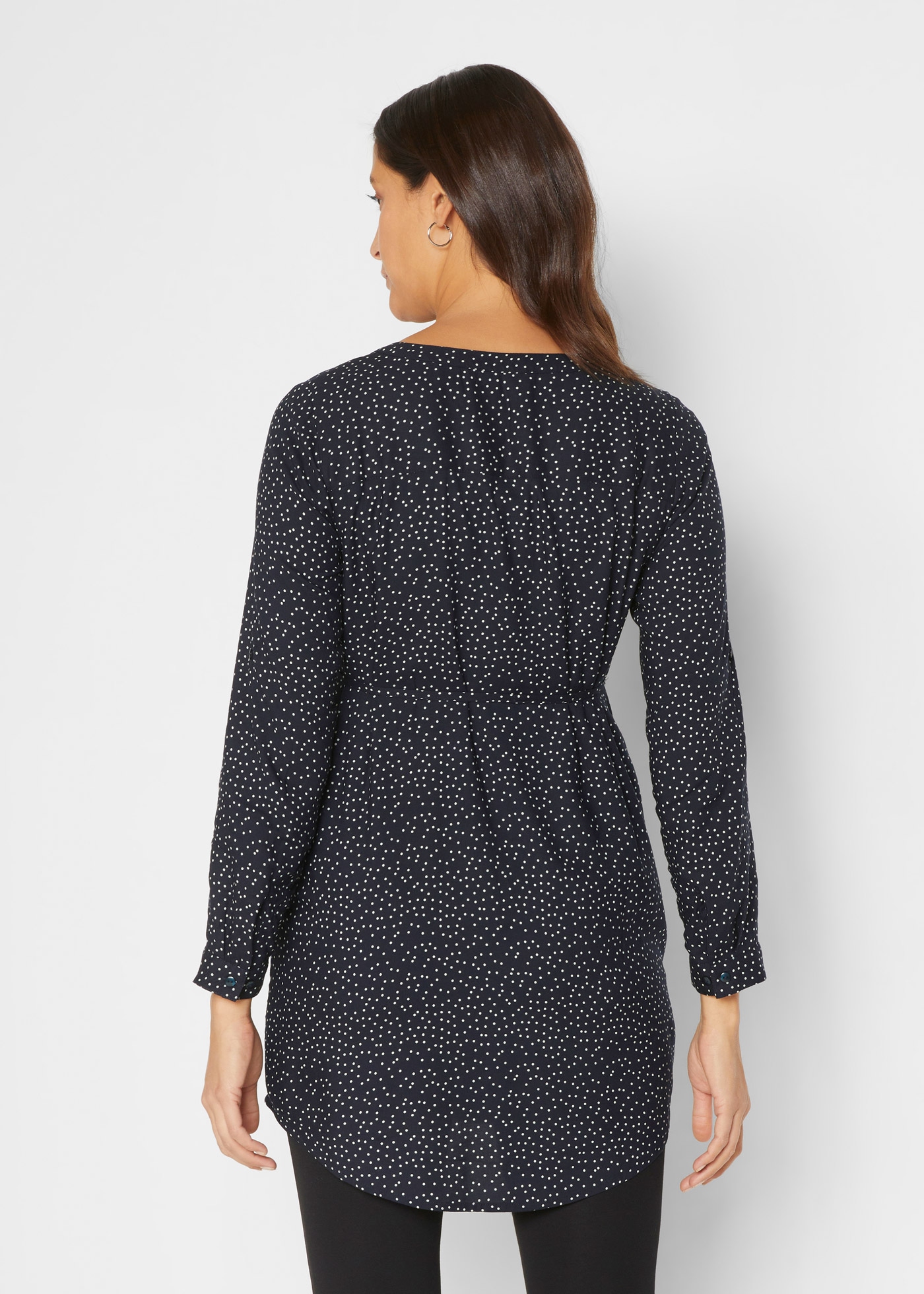 bonprix Robe de maternité 2-in-1 Umstands- und Stillblusenkleid aus fliessender Viskose