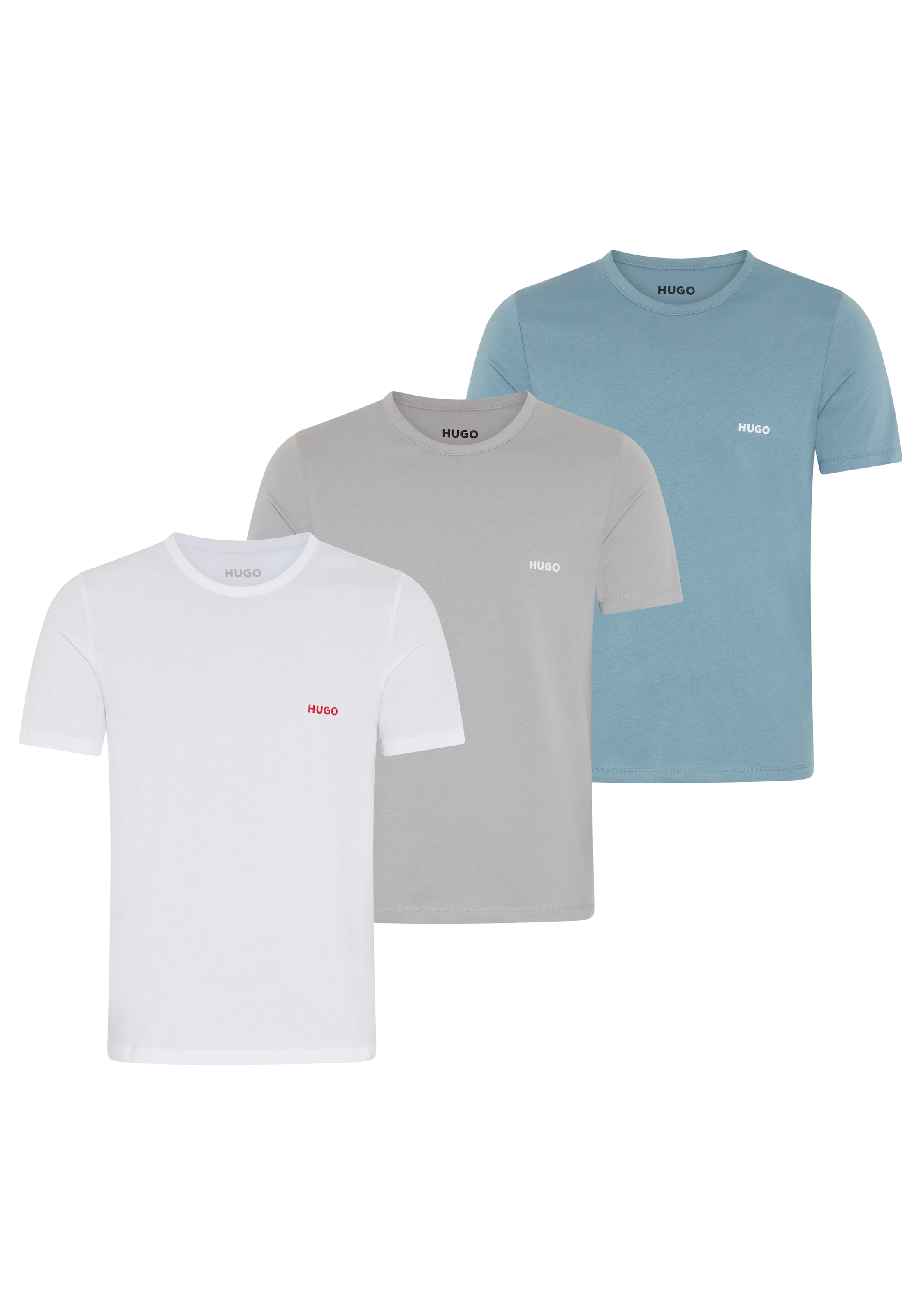 HUGO Underwear T-shirt »RN TRIPL« Packung, 3 pièces mit Rundhalsausschnitt