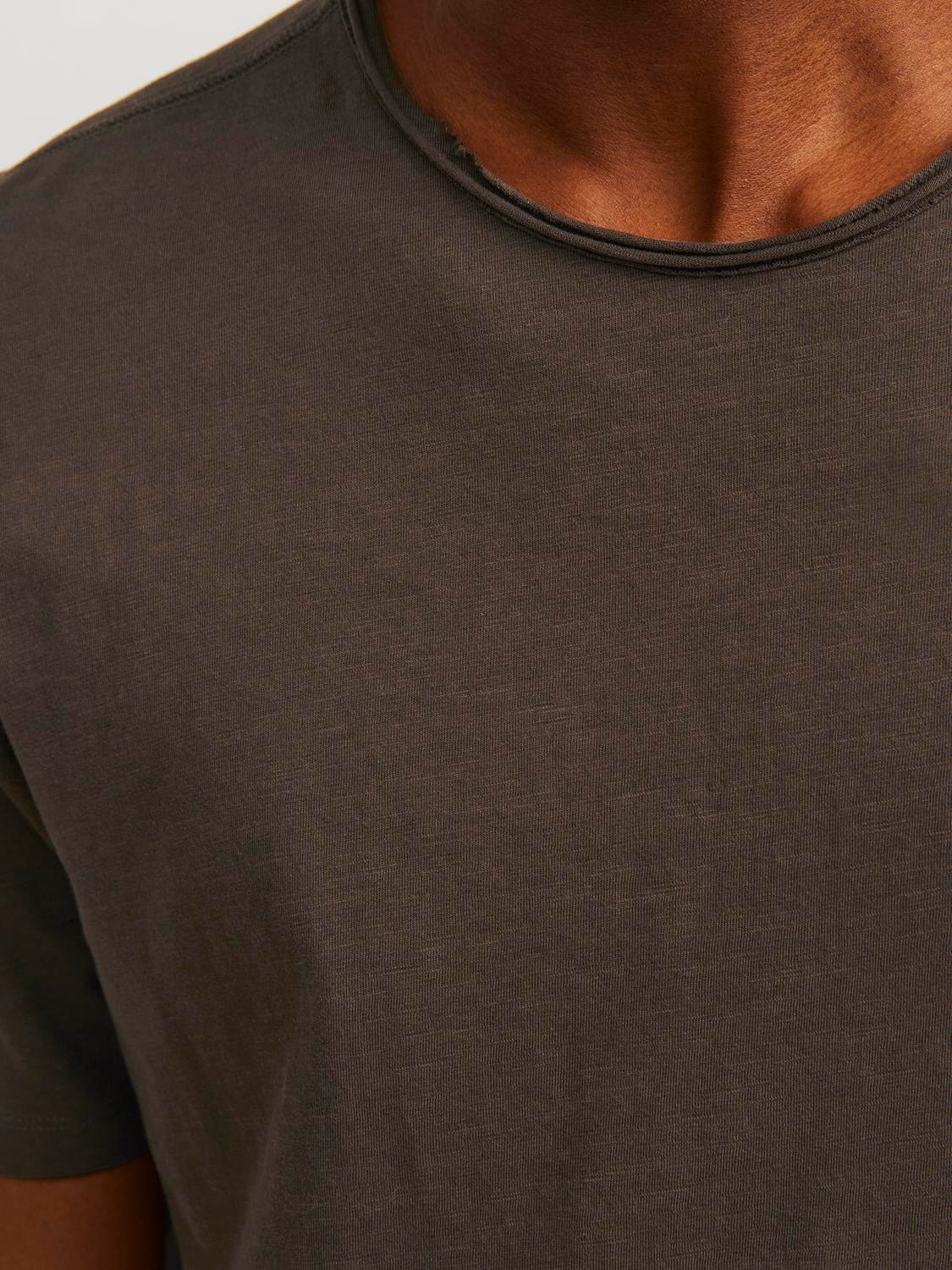 Jack & Jones Rundhalsshirt »JJEBASHER TEE O-NECK SS NOOS«, mit Rundhalsausschnitt