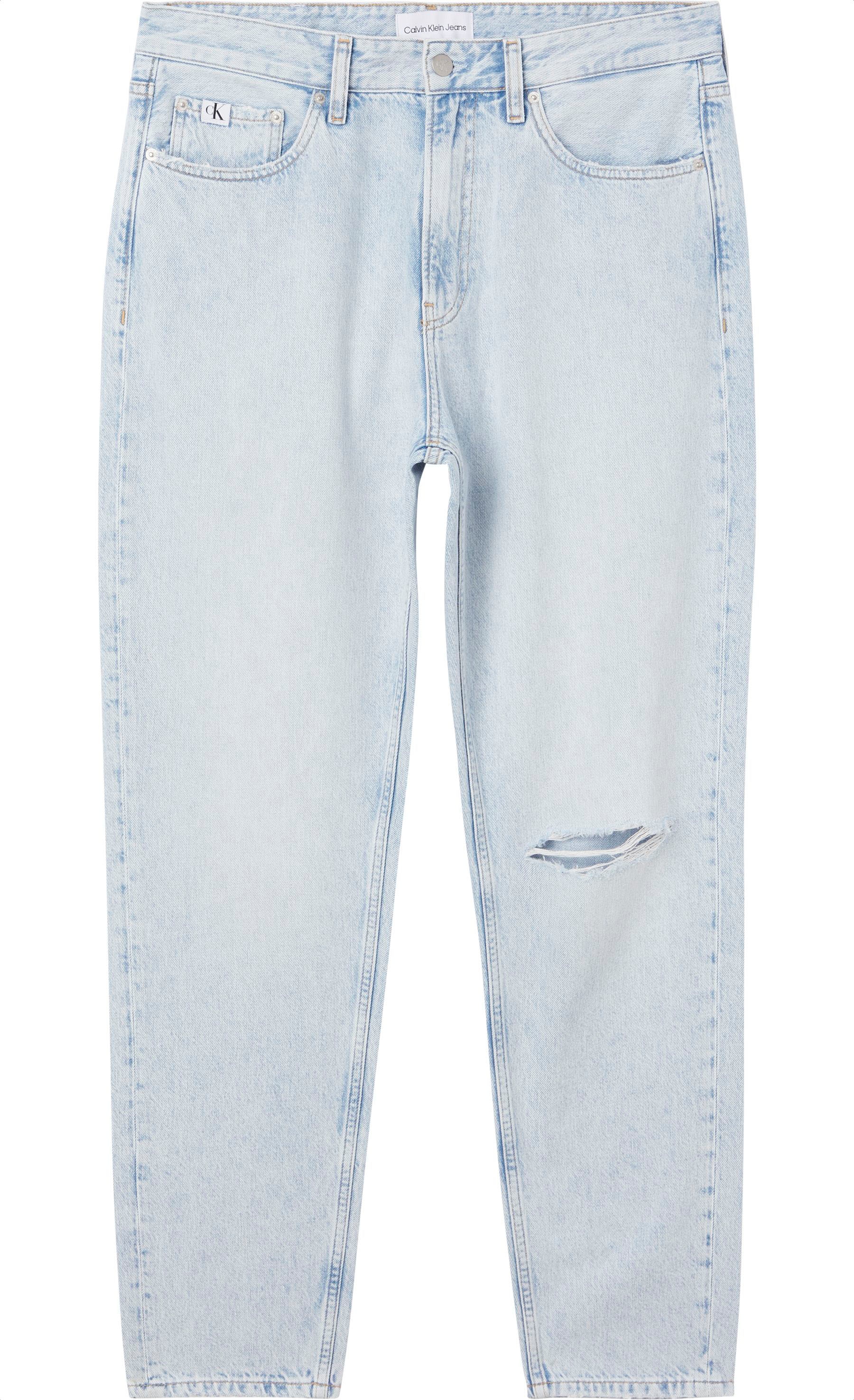 Calvin Klein Jeans Tapered-fit-Jeans »REGULAR TAPER«, mit Calvin Klein Leder-Badge