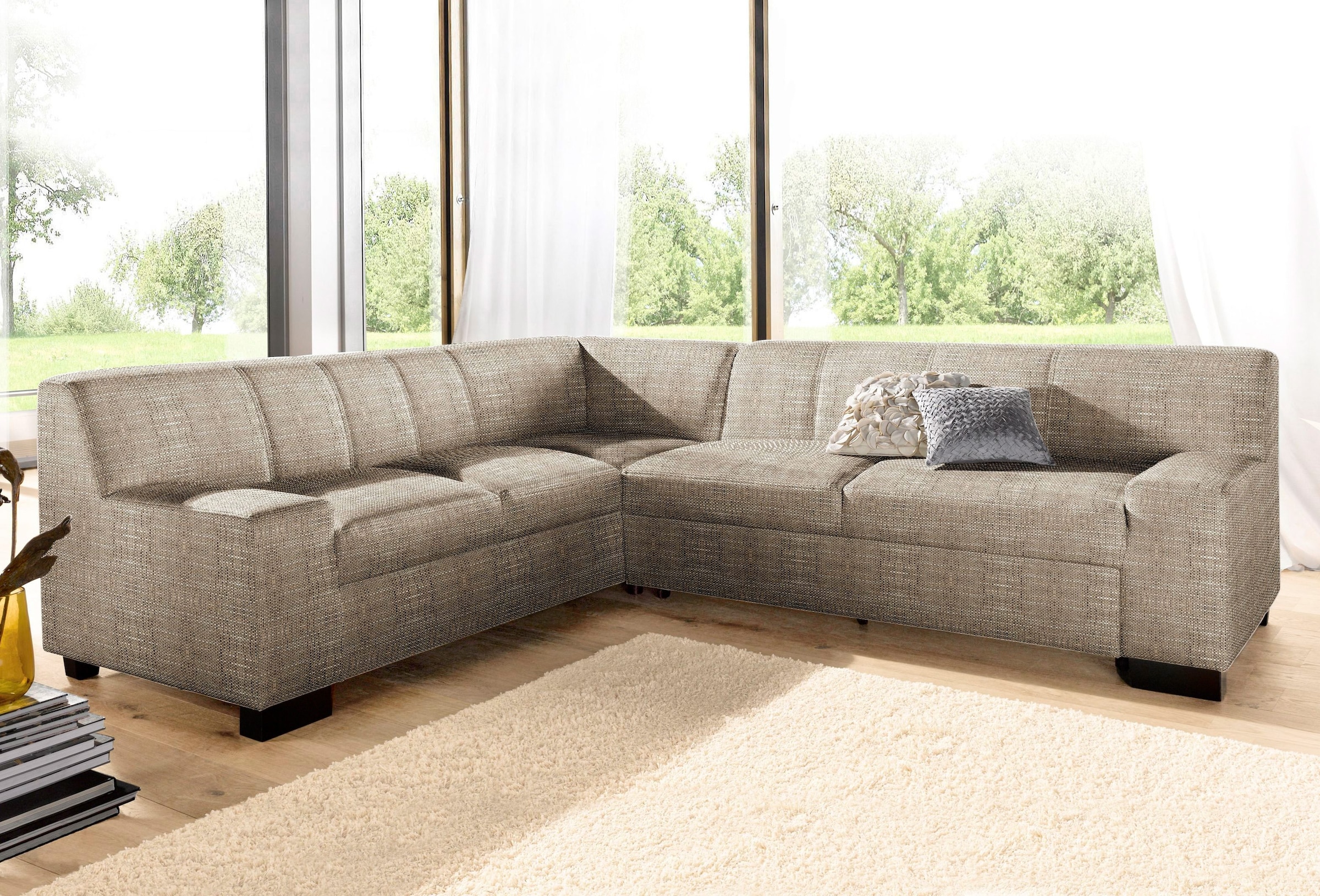 DOMO collection Ecksofa »Norma Top L-Form«, wahlweise mit Bettfunktion