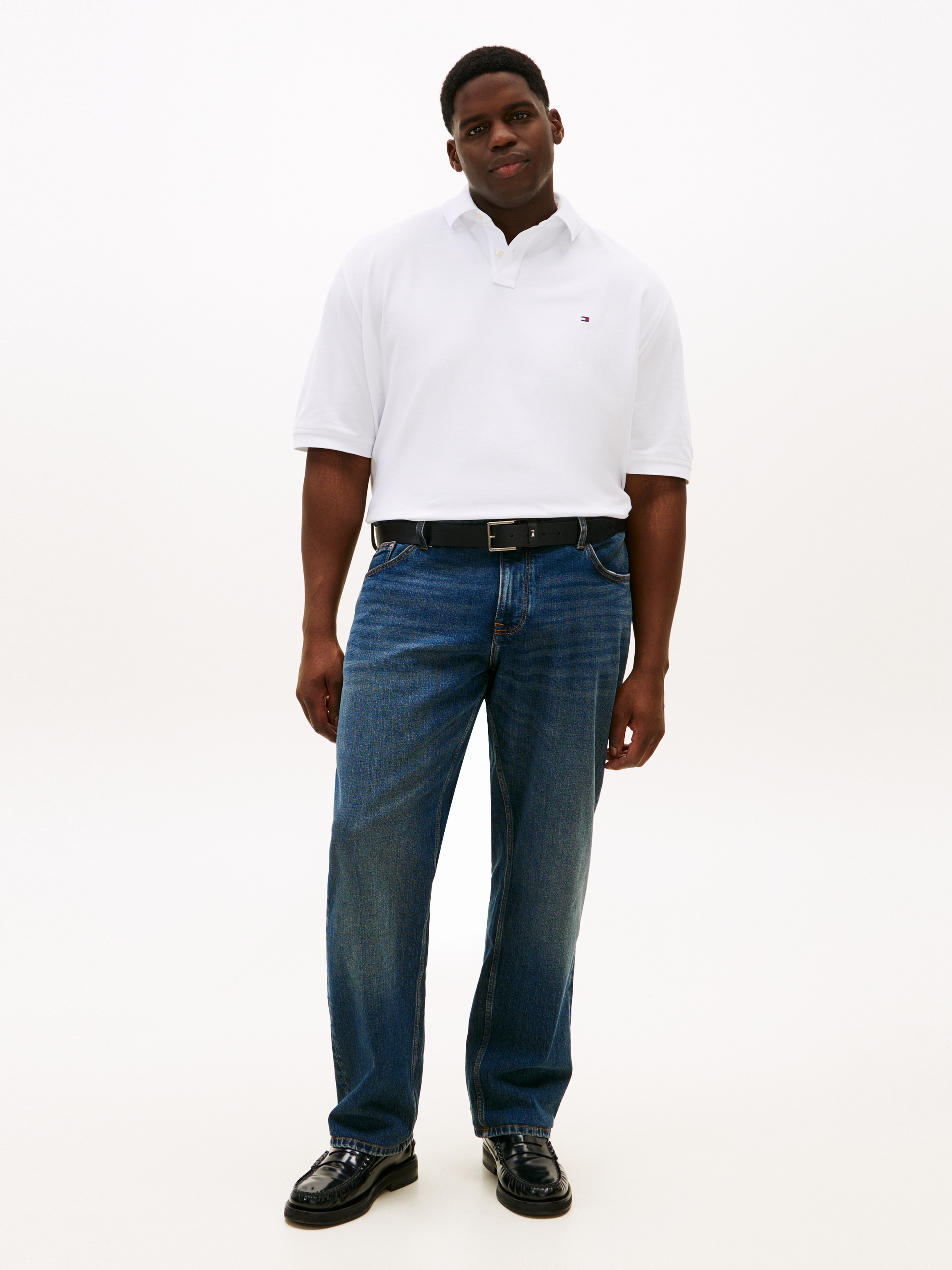 Tommy Hilfiger Big & Tall Poloshirt »Plus 1985« Grosse Grössen, Pique, regular fit