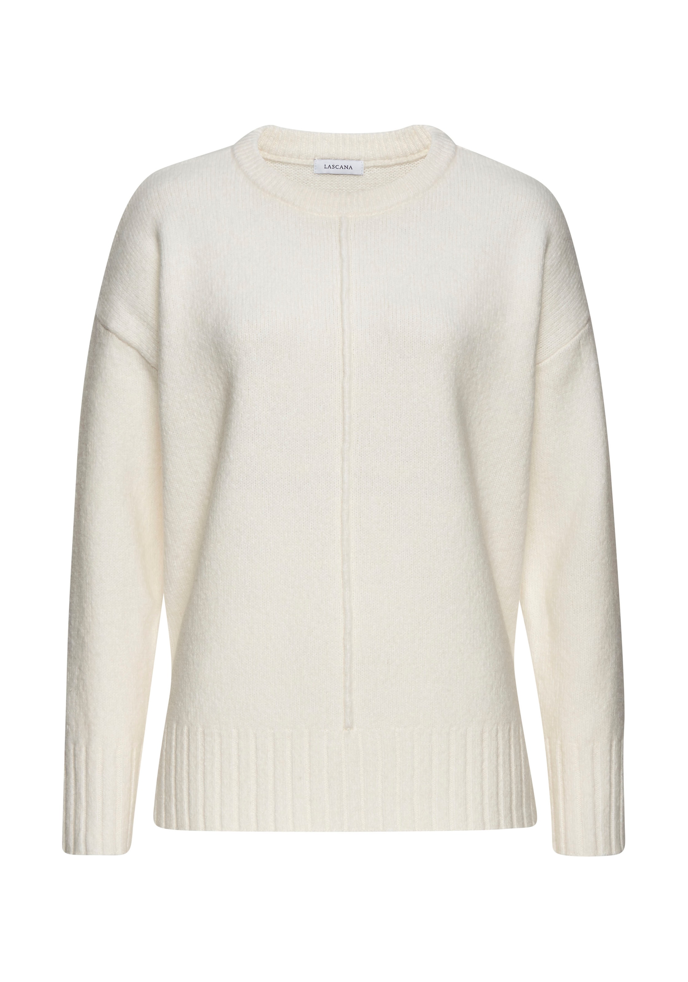 LASCANA Rundhalspullover, aus supersofter Strickqualität, Basic
