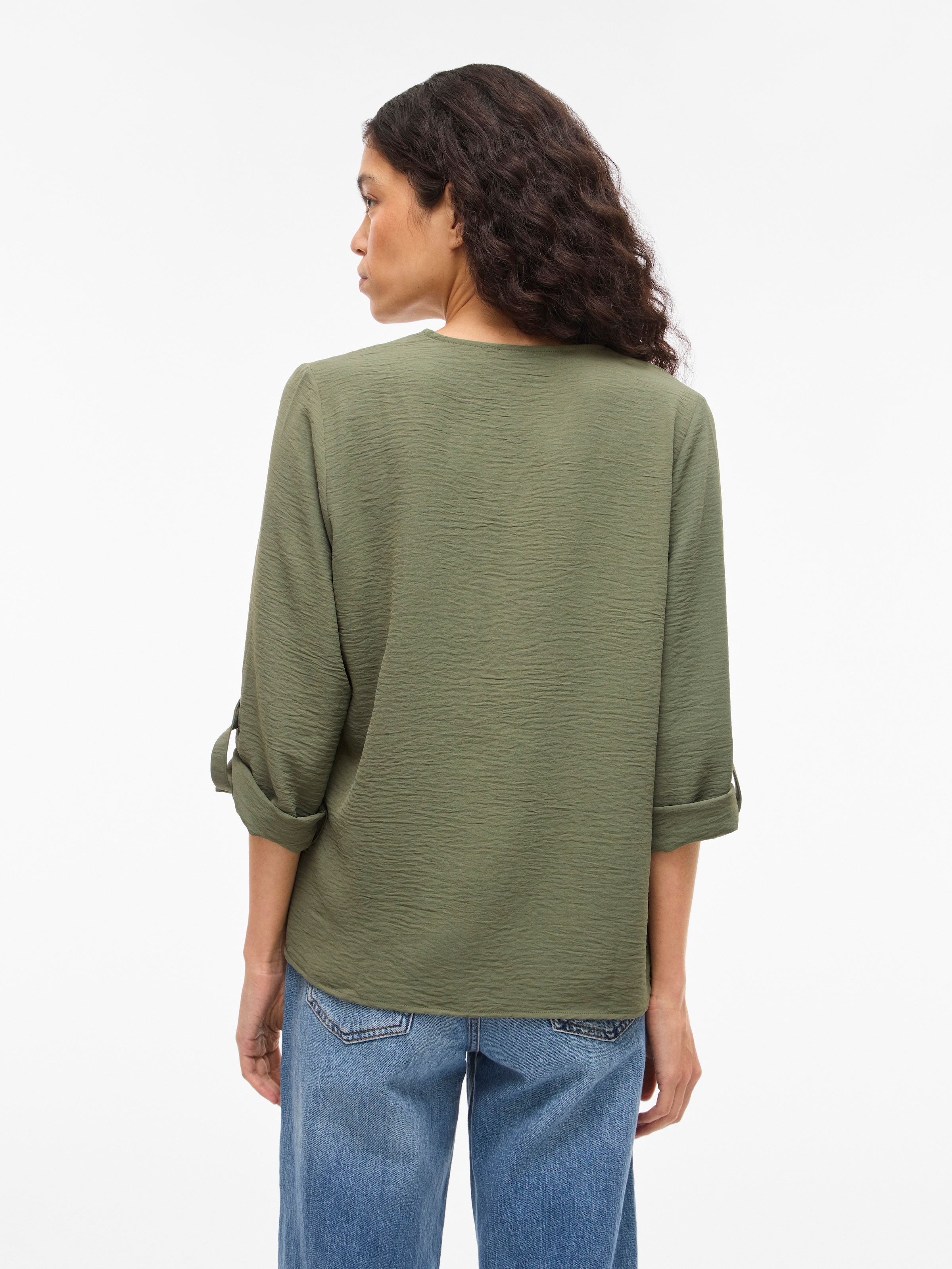 Vila Chemisier »VIJOSA 3/4 V-NECK TOP - NOOS«
