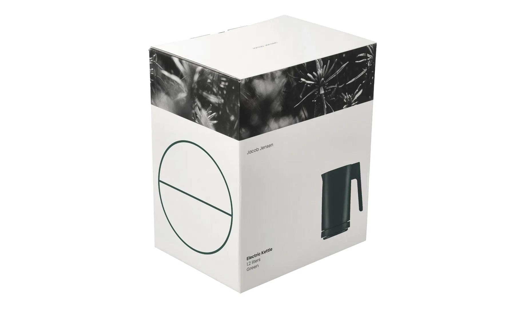 Jacob Jensen Wasserkocher »23 x 16 x 26 cm 1,2 l« 1,2 l 2200 W Wasserkocher mit Touch-Bedienung und Temperaturvorwahl