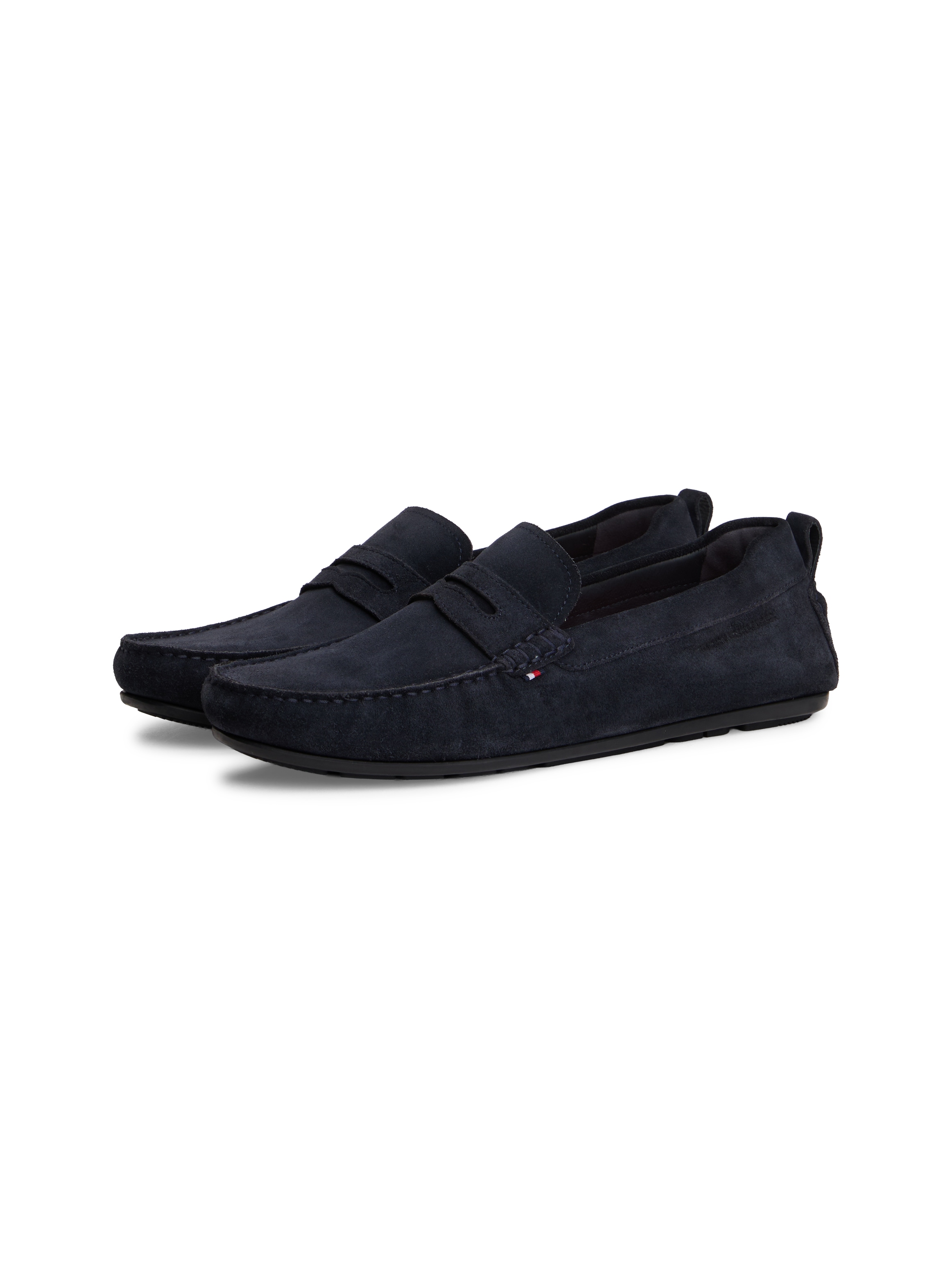 Tommy Hilfiger Slipper »CORE HILFIEGR SUEDE DRIVER«  flats, chaussure à enfiler style mocassin