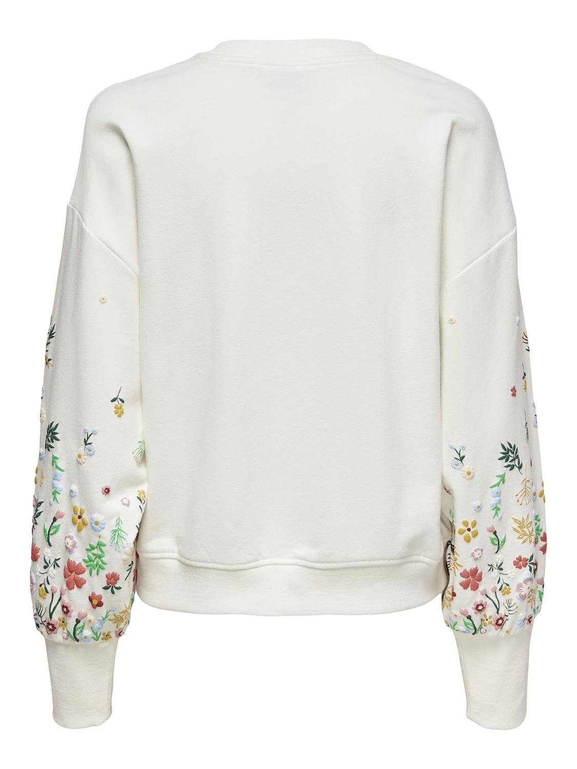 ONLY Sweatshirt »ONLBROOKE L/S O-NECK FLOWER SWT«