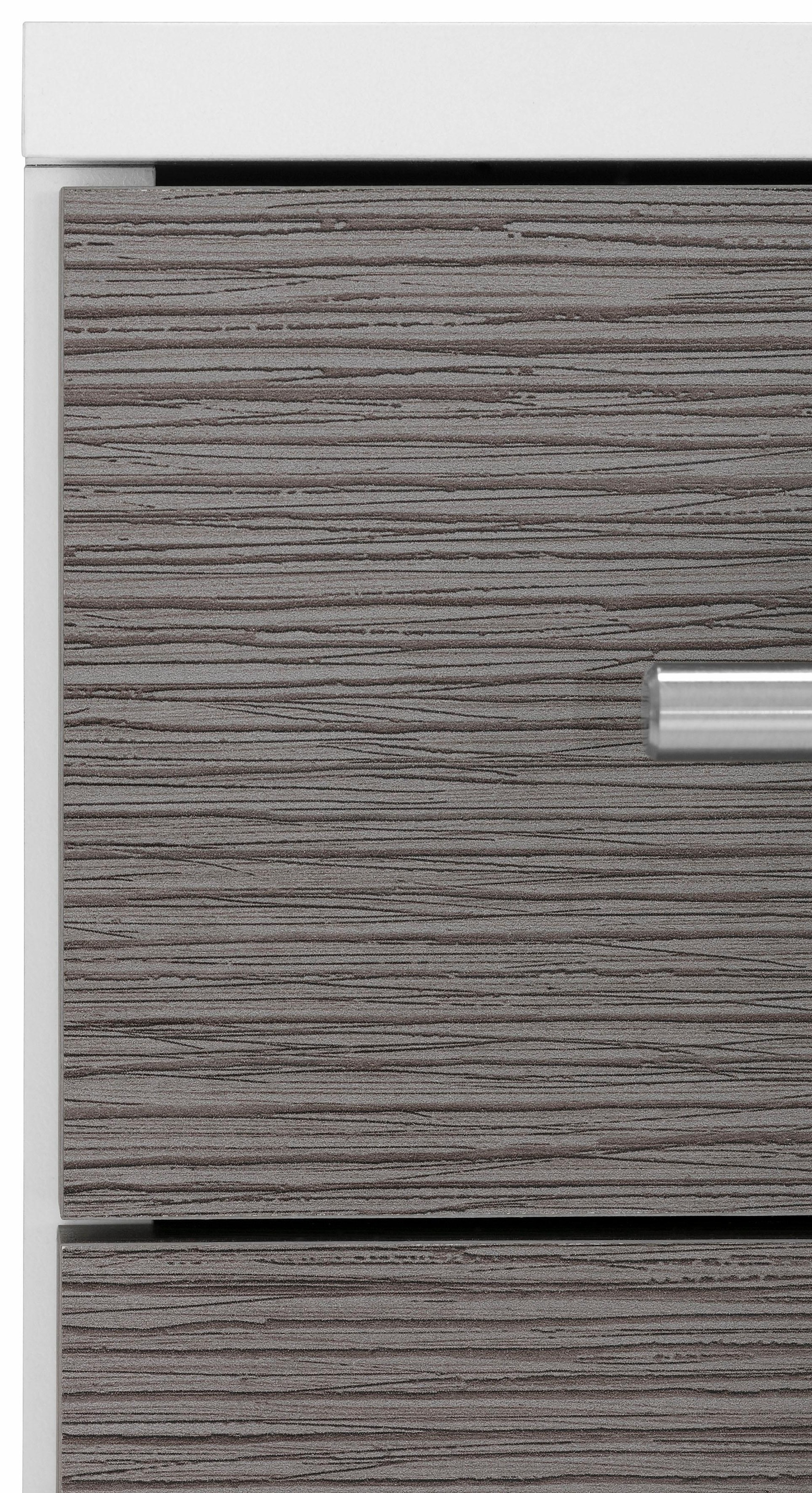 welltime Seitenschrank »Emmi, Breite 30 cm«, Wechselbarer Türanschlag, Metallbeschläge