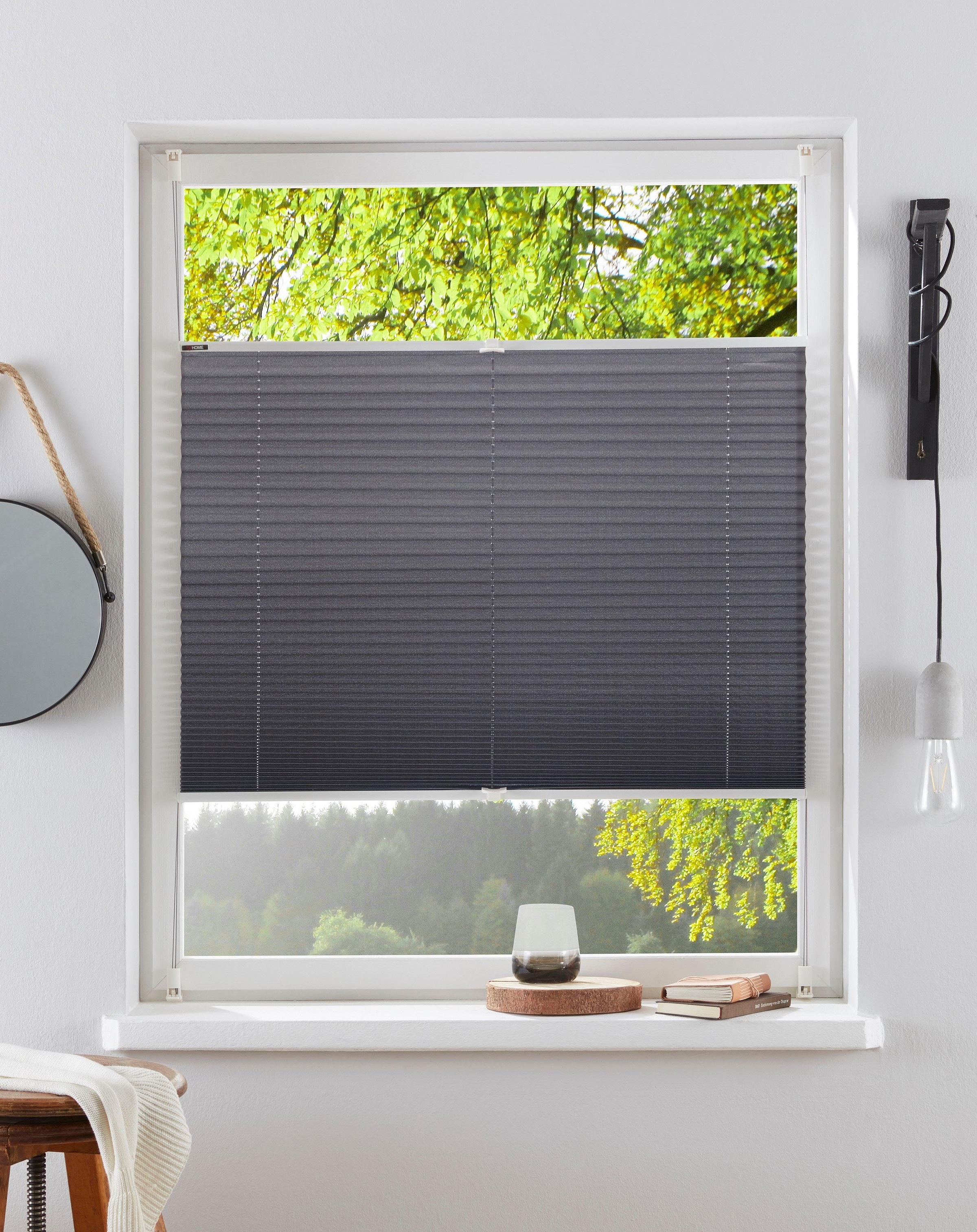 Image of my home Plissee »LAHOLM«, Lichtschutz, ohne Bohren, verspannt, im Fixmass bei Ackermann Versand Schweiz