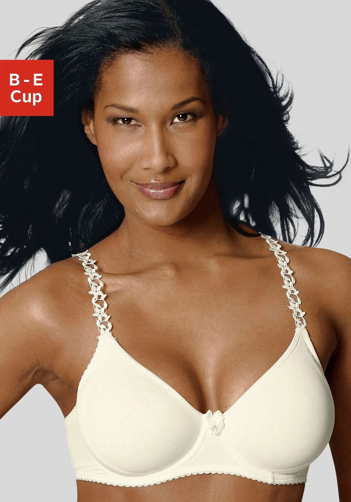 Image of Nuance T-Shirt-BH, mit Bügel, ohne Schale mit bestickten, transparenten Trägern, Dessous bei Ackermann Versand Schweiz