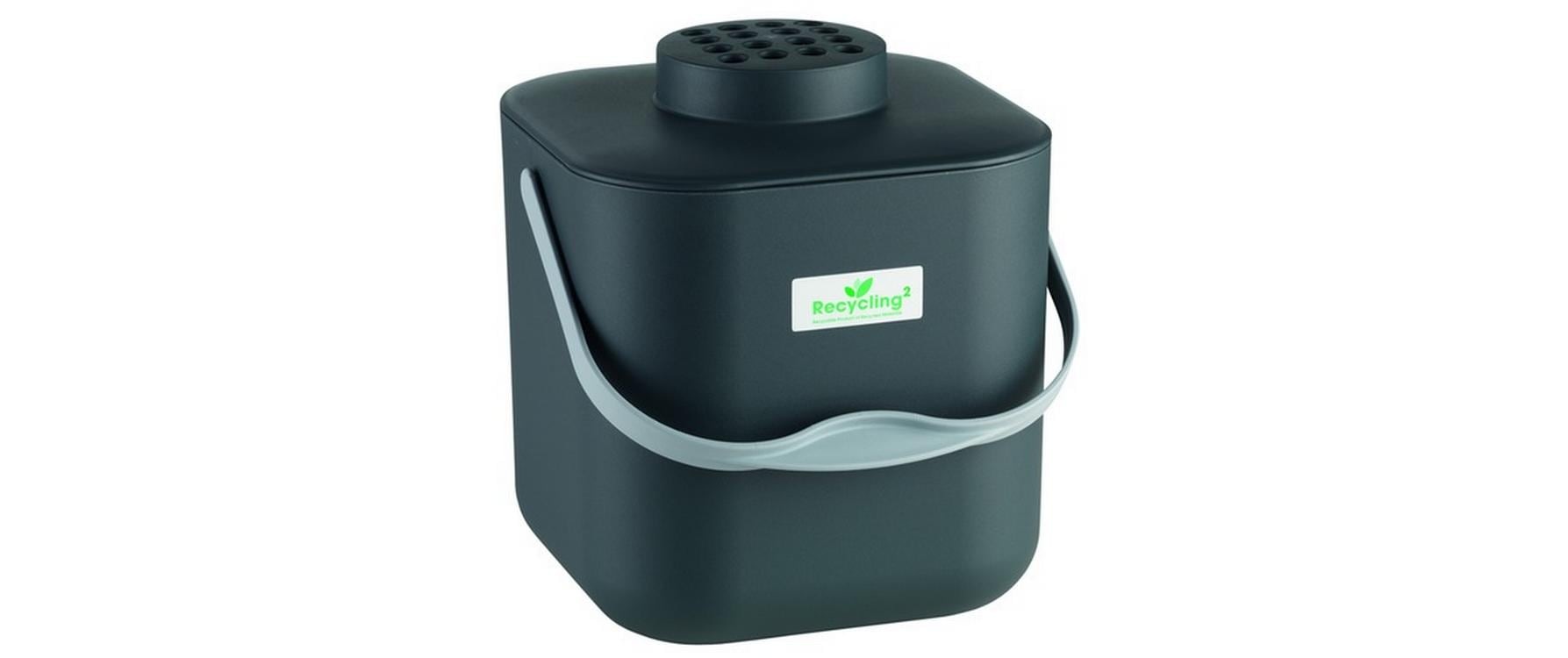 Image of Stöckli Biomülleimer "Pot 5 l" 1 Behälter Komposteimer mit Geruchsfilter und einfacher Reinigung
