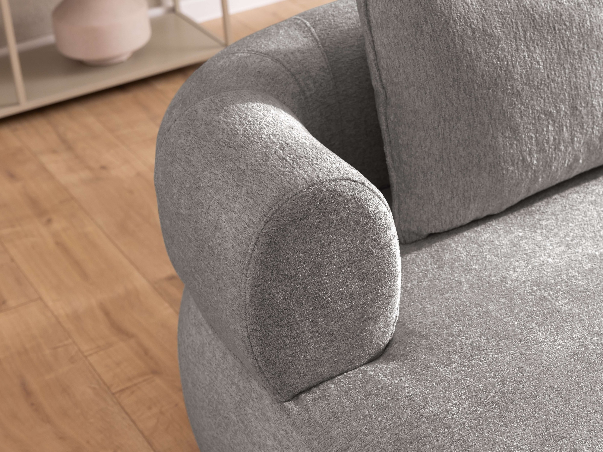 Home affaire Big-Sofa »LUSSAC 4-Sitzer Design-Sofa mit Zierkissen, Masse B/T/H: 242/123/78 cm« hoher Sitzkomfort und modernes Design, Sofa ohne Bettfunktion