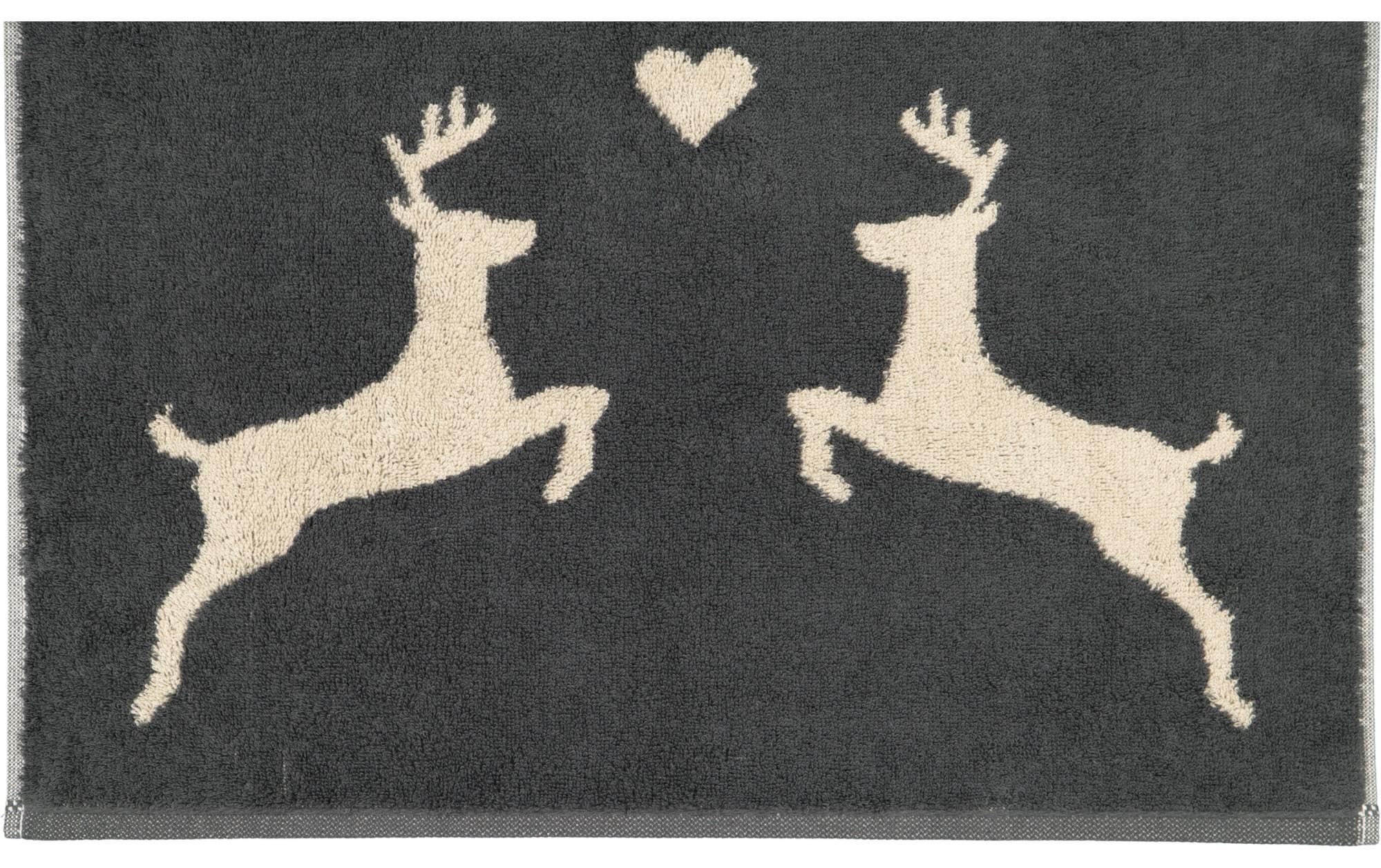 Cawö Duschtuch »Alpenchic Edition Hirsch 70 x 140 cm«, (1 St.)