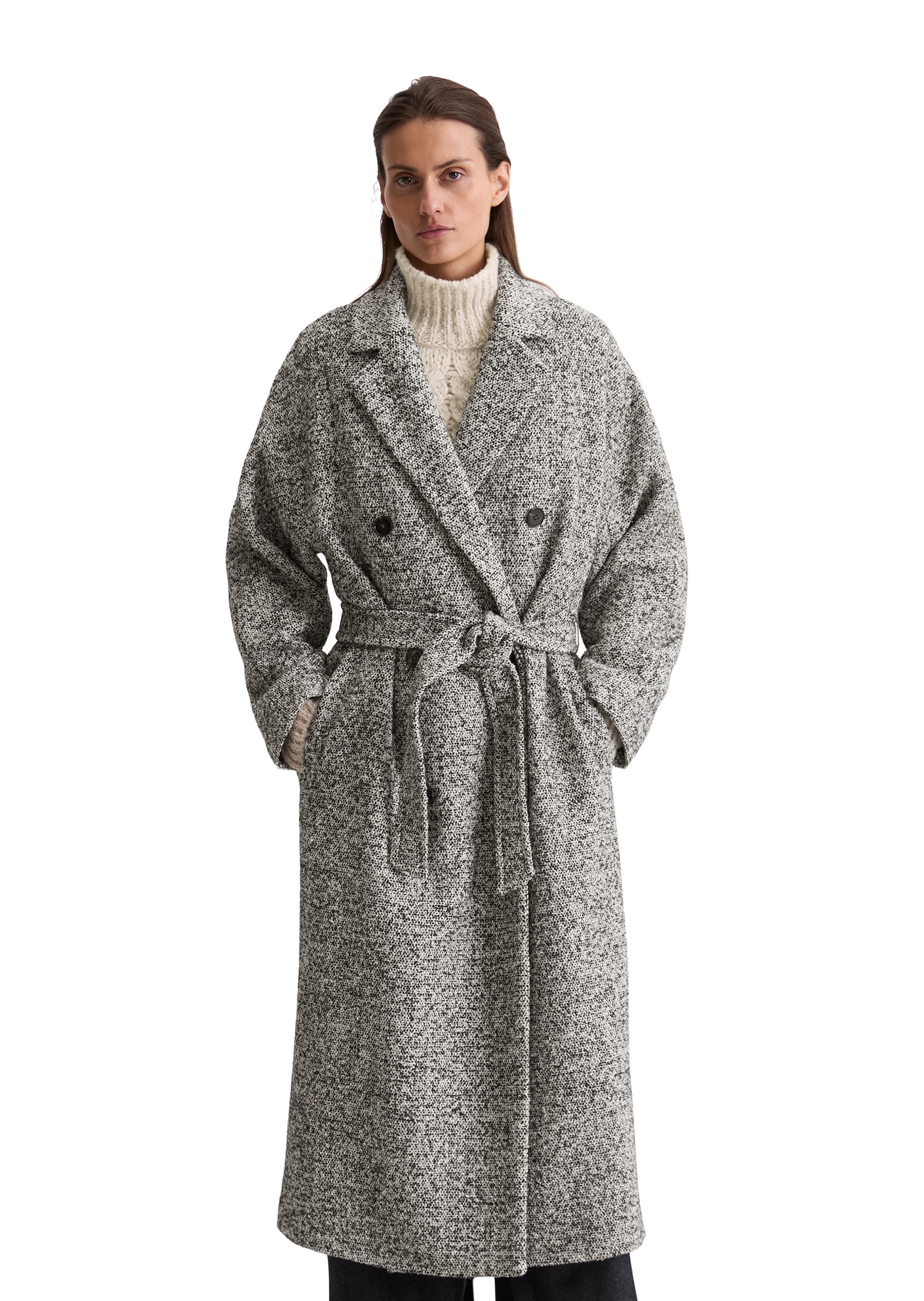 Image of Marc OPolo Wollmantel Bouclé -Qualität, Relaxed Fit