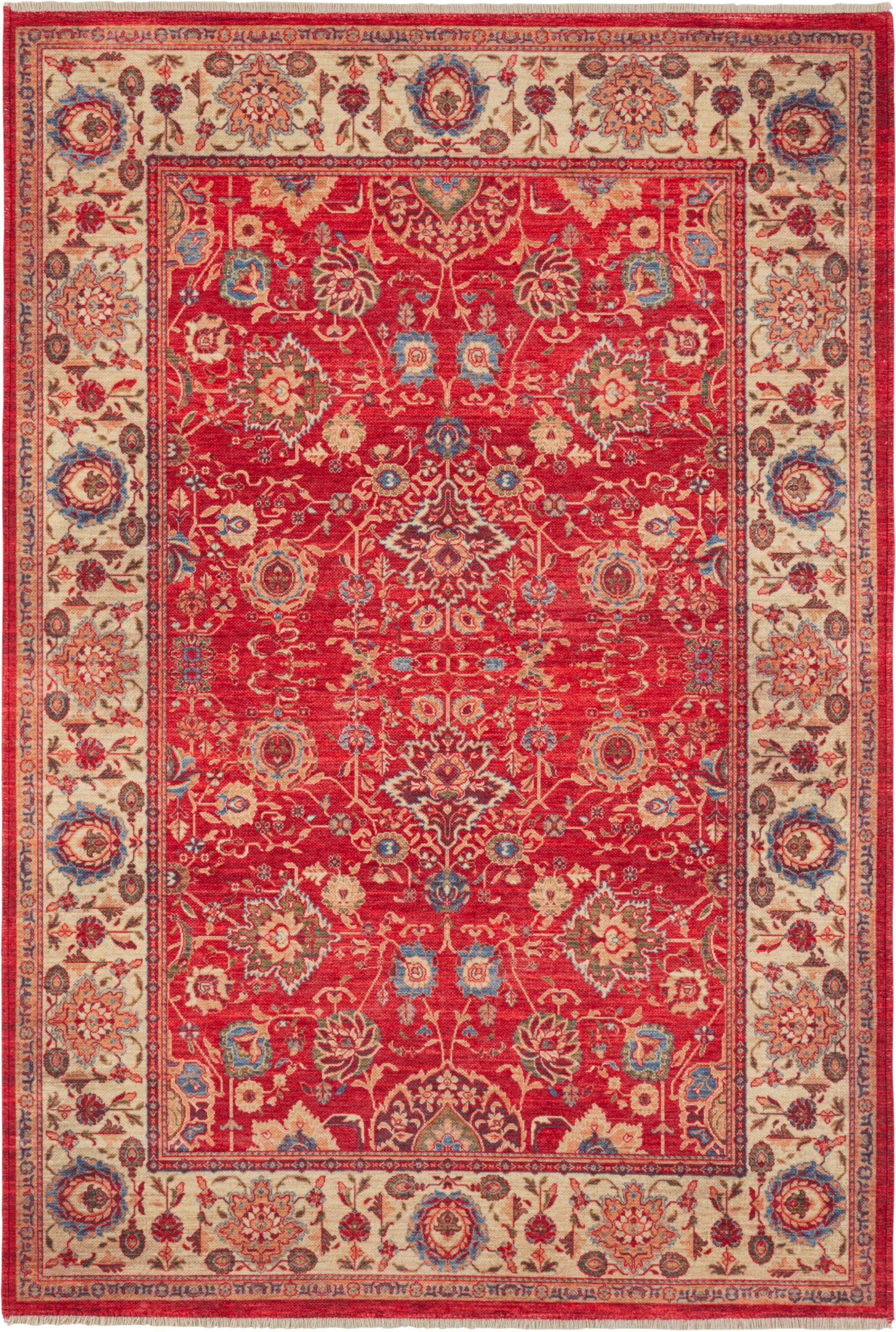 Image of NOURISTAN Teppich »Maschad Chora«, rechteckig, 7 mm Höhe, Orient Optik, Used Look, Wohnzimmer, Schlafzimmer, Arbeitszimmer, Robust, Pflegeleicht, Gekettelt bei Ackermann Versand Schweiz