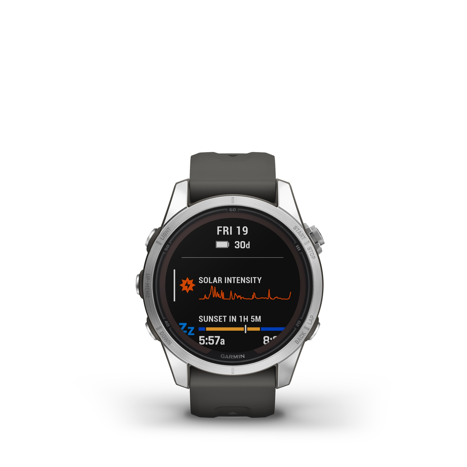 Garmin Smartwatch »GARMIN FENIX 7S PRO - SOLAR EDITION«, (3,04 cm / 1,2 Zoll), 32 GB