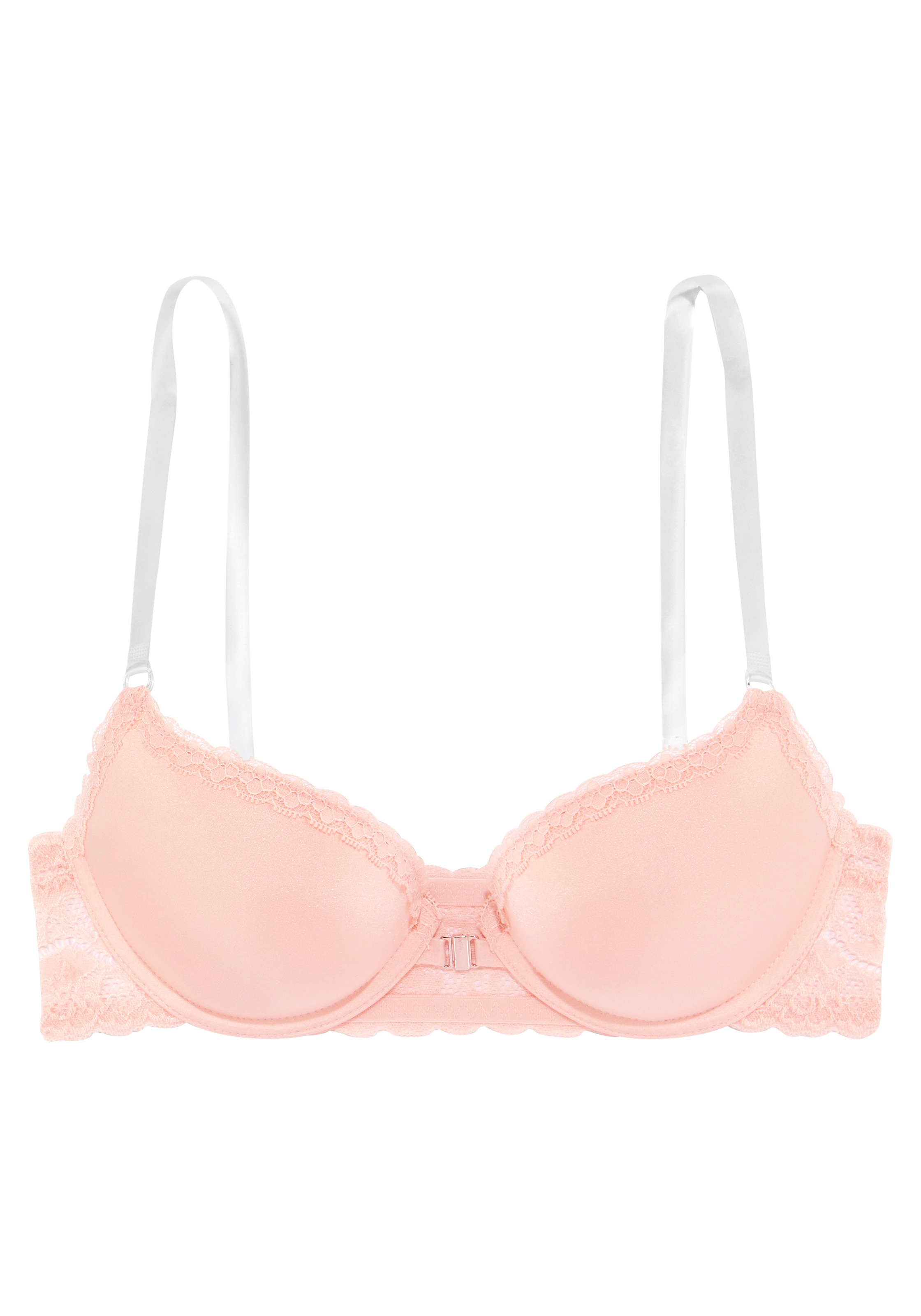 LASCANA Soutien-gorge push-up », Bügel-BH, Dirndl-BH« avec fermeture devant et bretelles transparentes, été